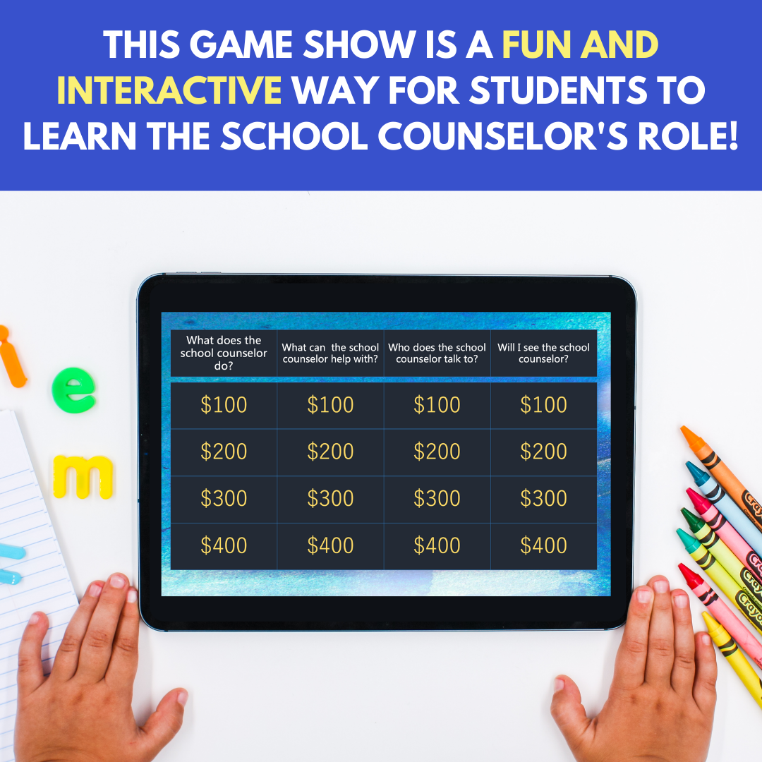 meet the counselor digital game show