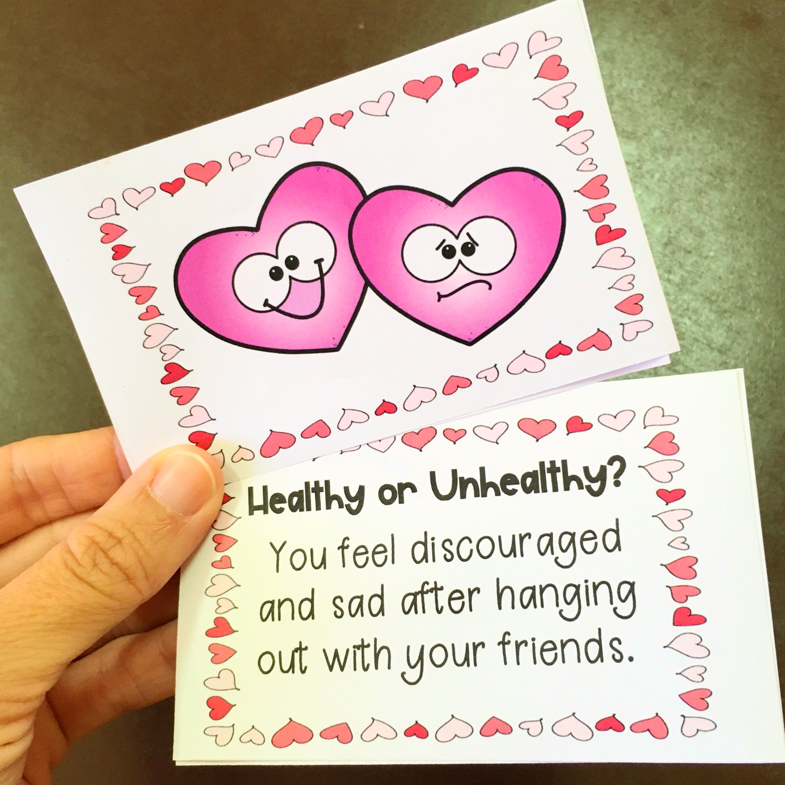 valentine discussion cards