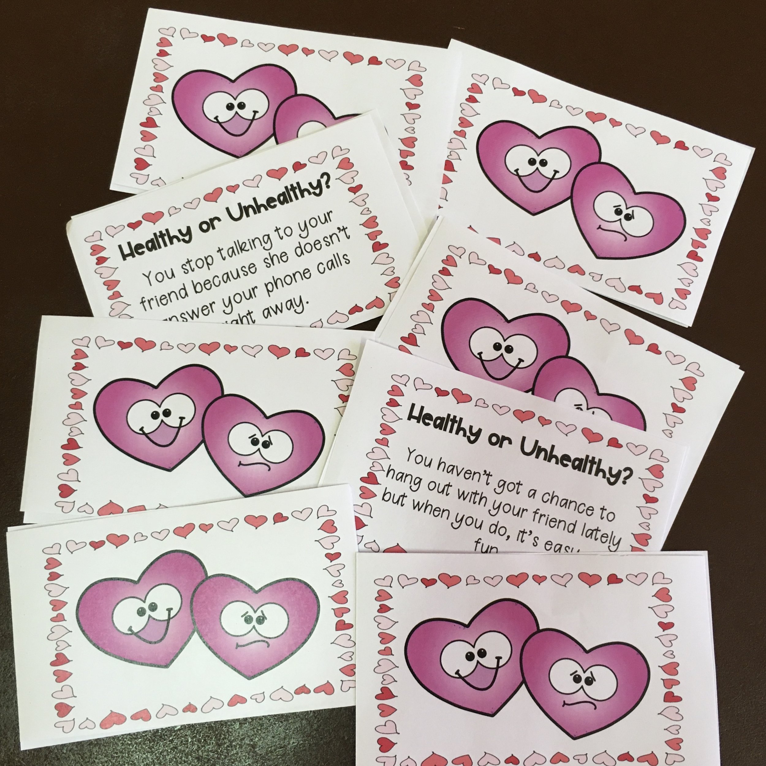 friendships discussion cards