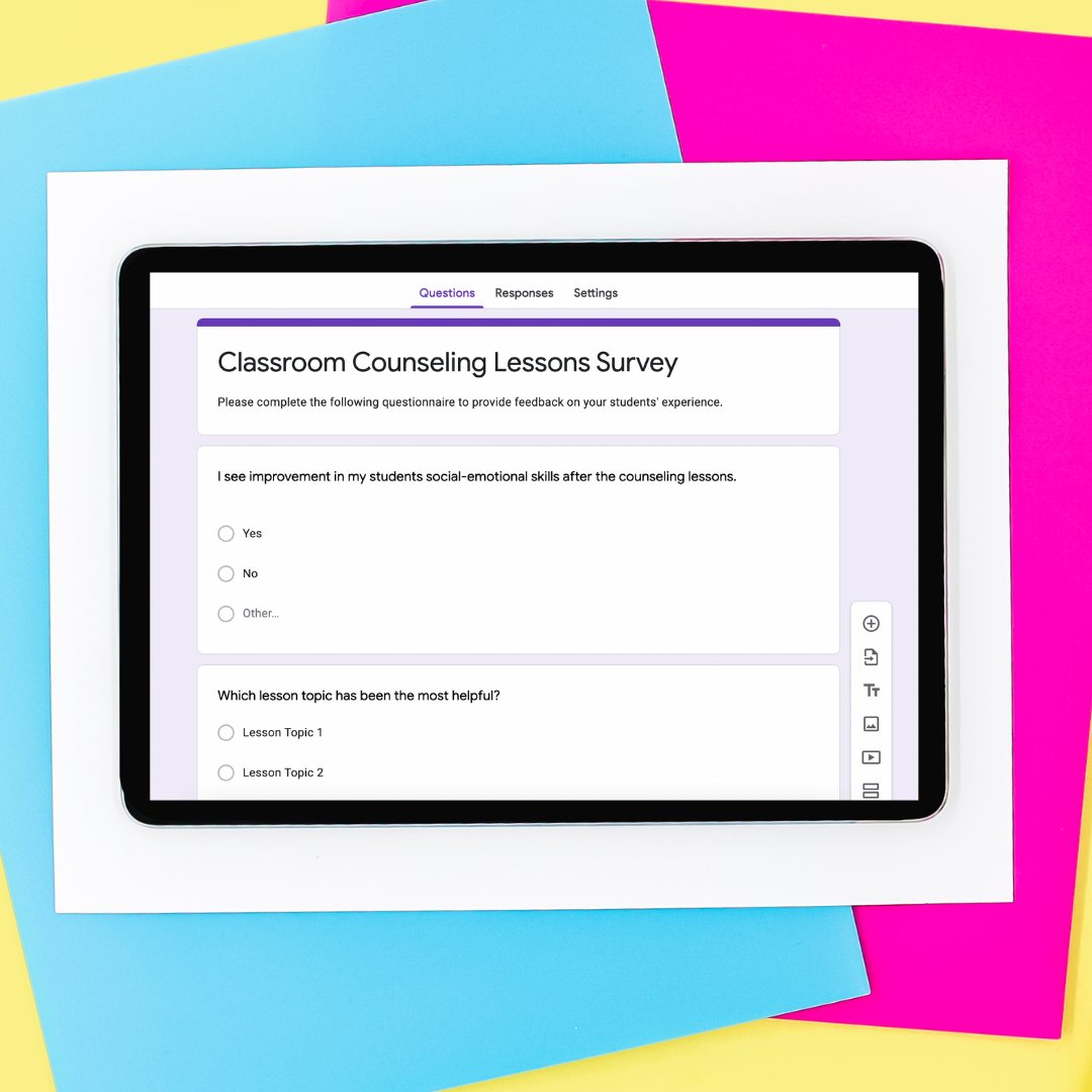 counseling lessons survey