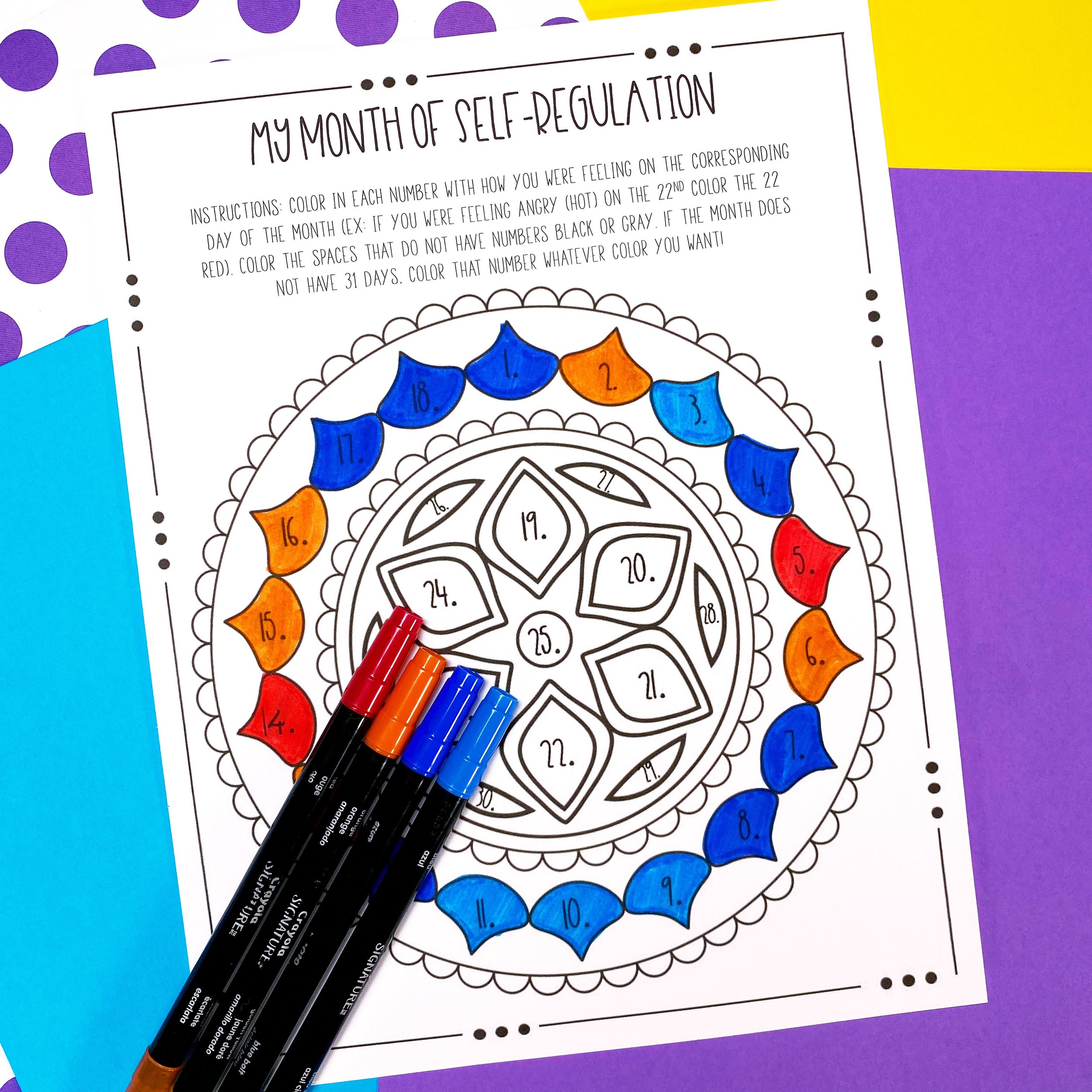 coloring activity