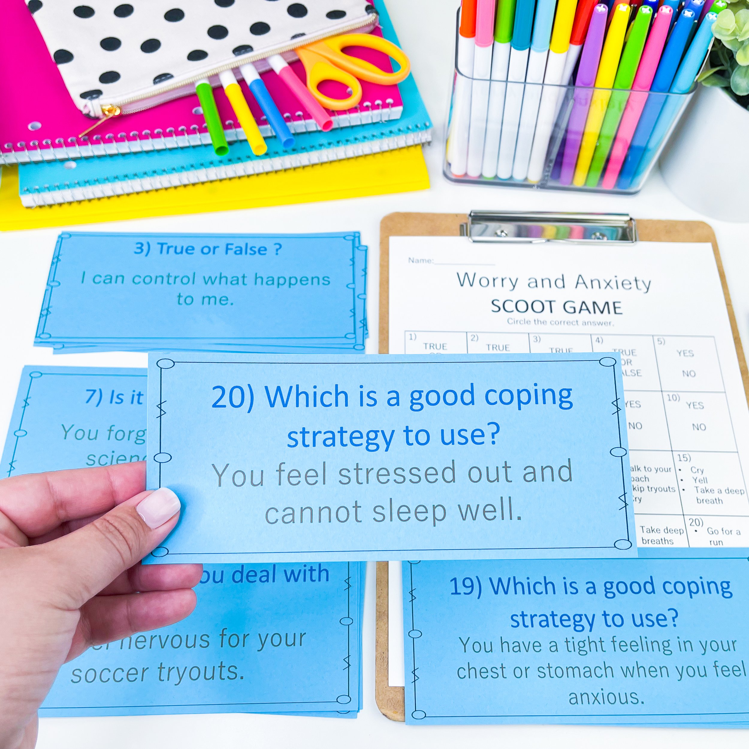 school counseling interactive game