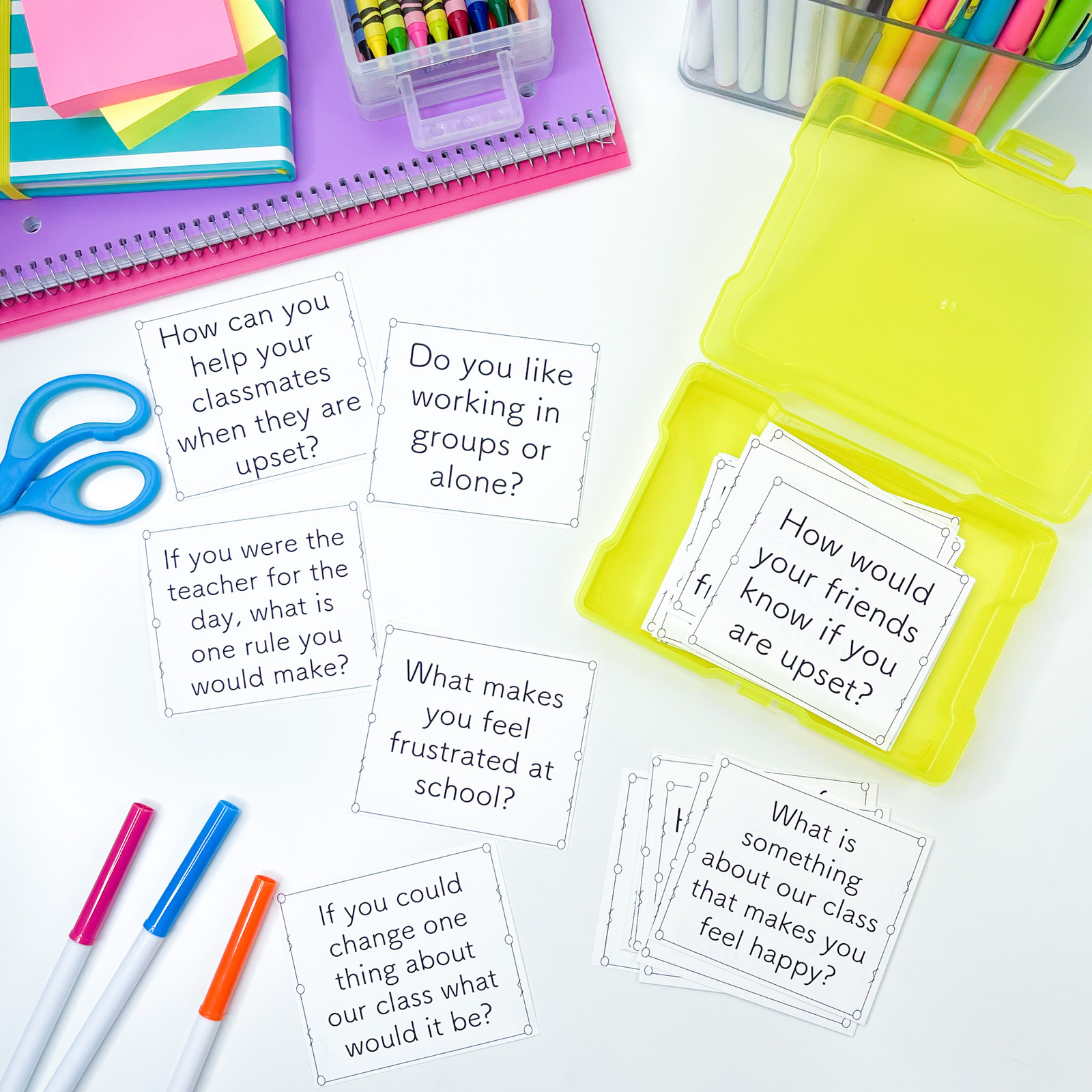 school counseling discussion cards
