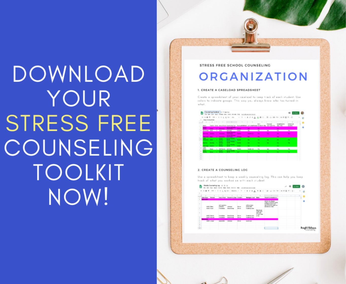 👉 Stressed out? Let's fix that! 😌
🚀 Want to boost your impact? You betcha! 💪
👑 And receive the recognition you deserve?🙌

🎁 Check out this stress-free school counseling freebie - it's just what you need! 👩&zwj;🏫👨&zwj;🏫

#brightfuturescouns