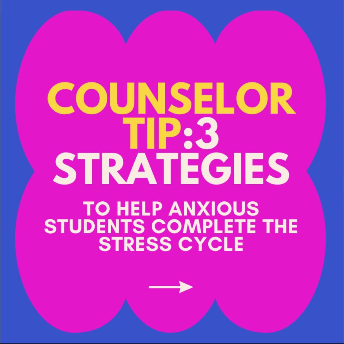 Helping students complete the stress cycle is huge when it comes to being ready to learn! 

Physical activity, breathing, and positive social interaction are my top 3 strategies for this! 

BUT THERES MORE! 
🤣 a good old belly laugh!! - this helps m