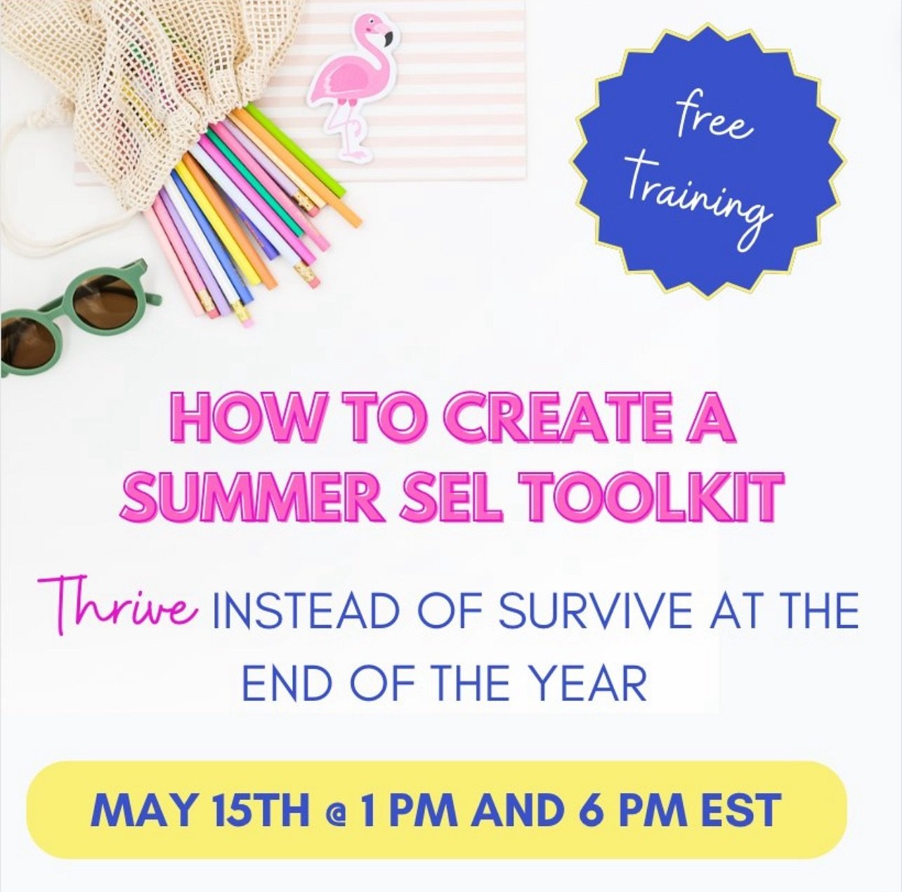 🚨Have you heard the news?? 🚨

It&rsquo;s time to THRIVE instead of survive to close out this year! 

Look, I know You want to support your students&rsquo; social-emotional well-being over the summer, but you have too much on your plate at the end o
