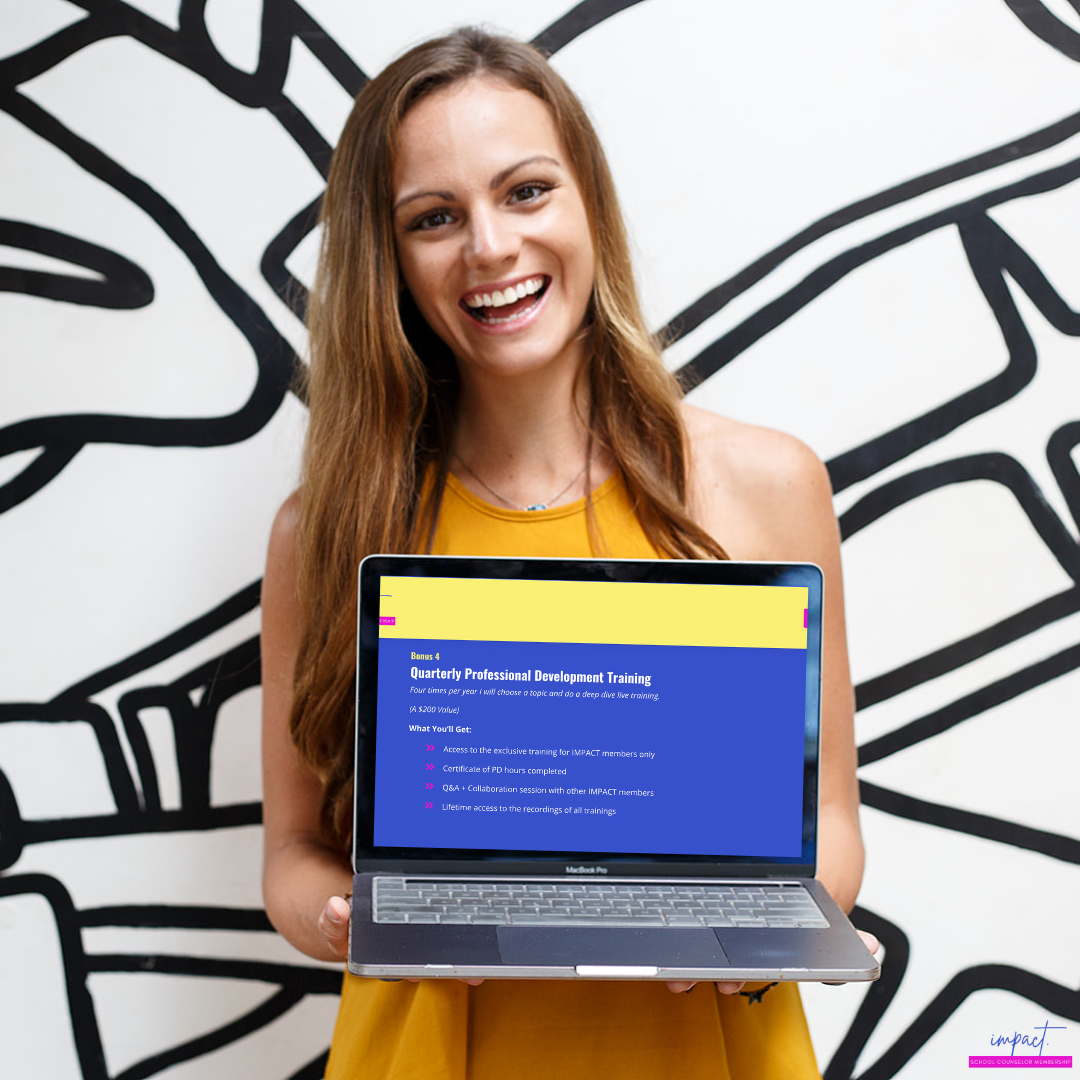 IMPACT 6 Ways This School Counselor Membership Program Helps You Ace