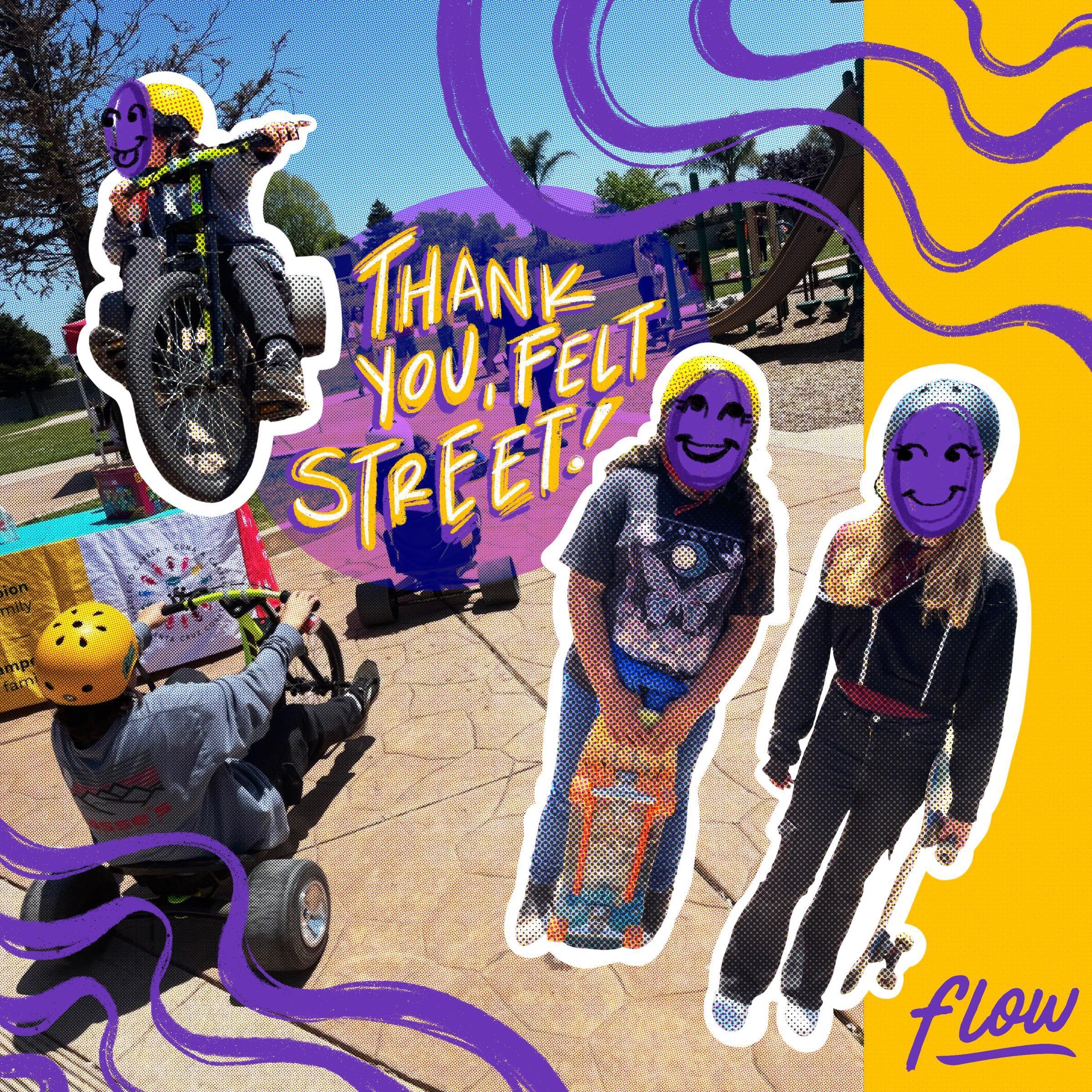 We love you, Felt Street crew!!! #flowlovesyou