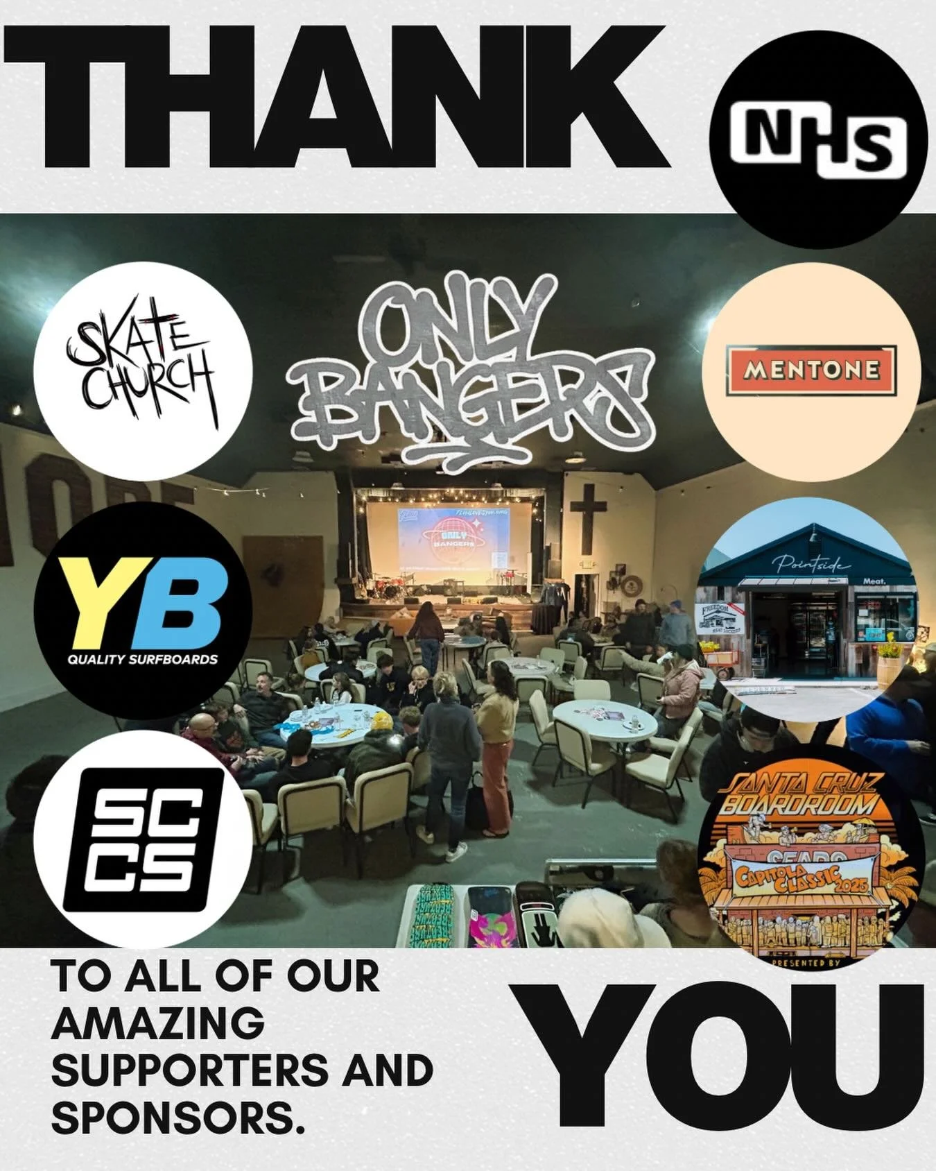 IYKYK How sick the one and Only Bangers was last Saturday 2/7. None of it would have been possible if it wasn&rsquo;t for our incredible community of supporters and local businesses. Because of their generosity &amp; commitment to sharing the stoke w