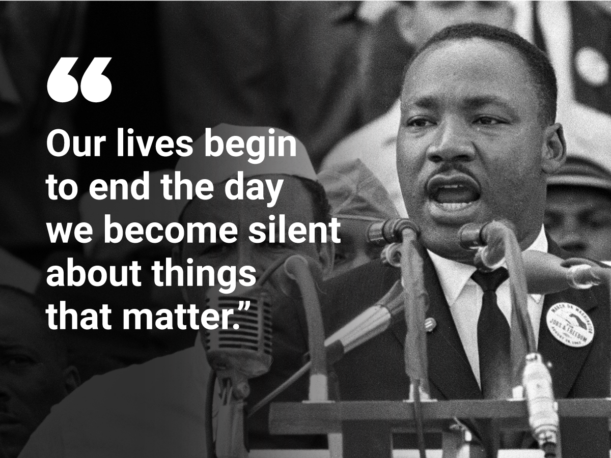 Inspiring Speeches From Black Women Martin Luther King