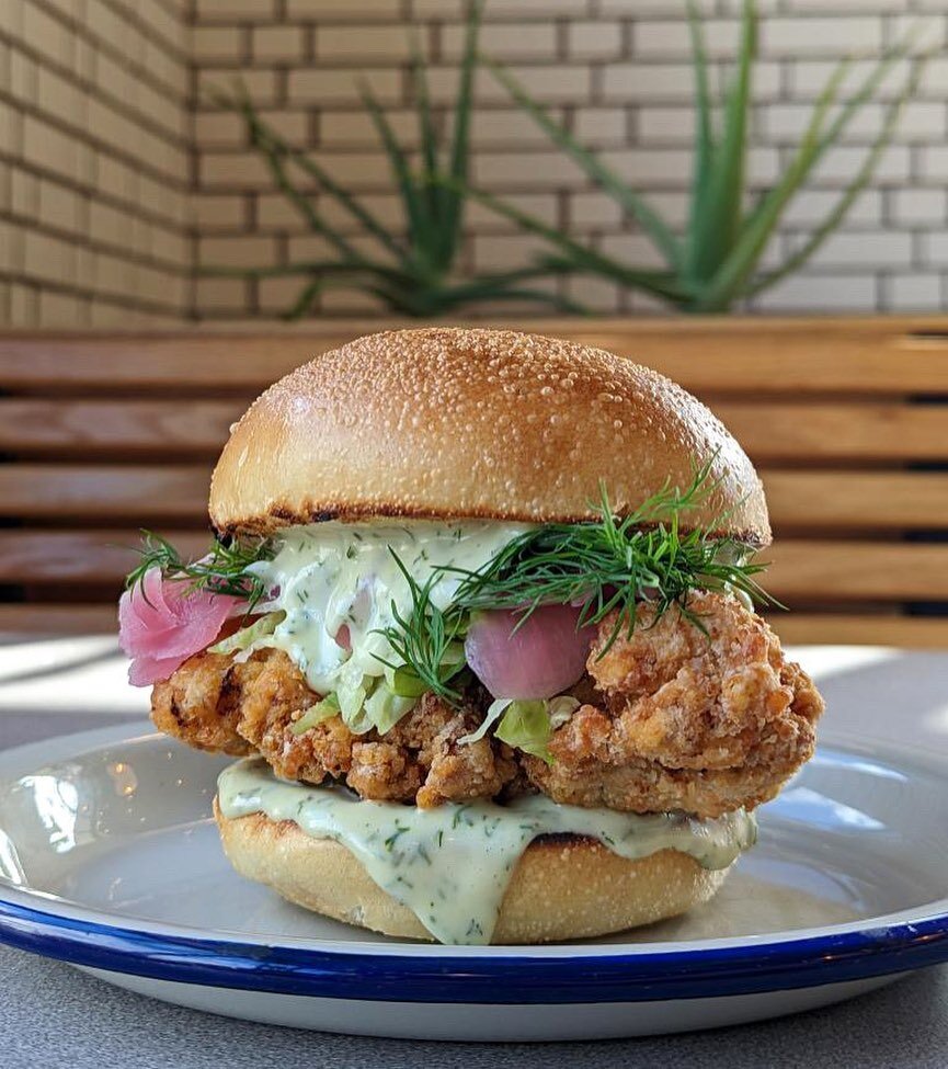 🍯HONEY DILL🍯
FRIED CHKN, MANITOBA HONEY DILL SAUCE, LETTUCE, PICKLES, PICKLED ONIONS, FRESH DILL! 
🌱🌱🌱🌱🌱🌱🌱🌱
A PRAIRIE CLASSIC WE ALL KNOW AND LOVE! 
TUES NOV 8th - SAT NOV 12th!