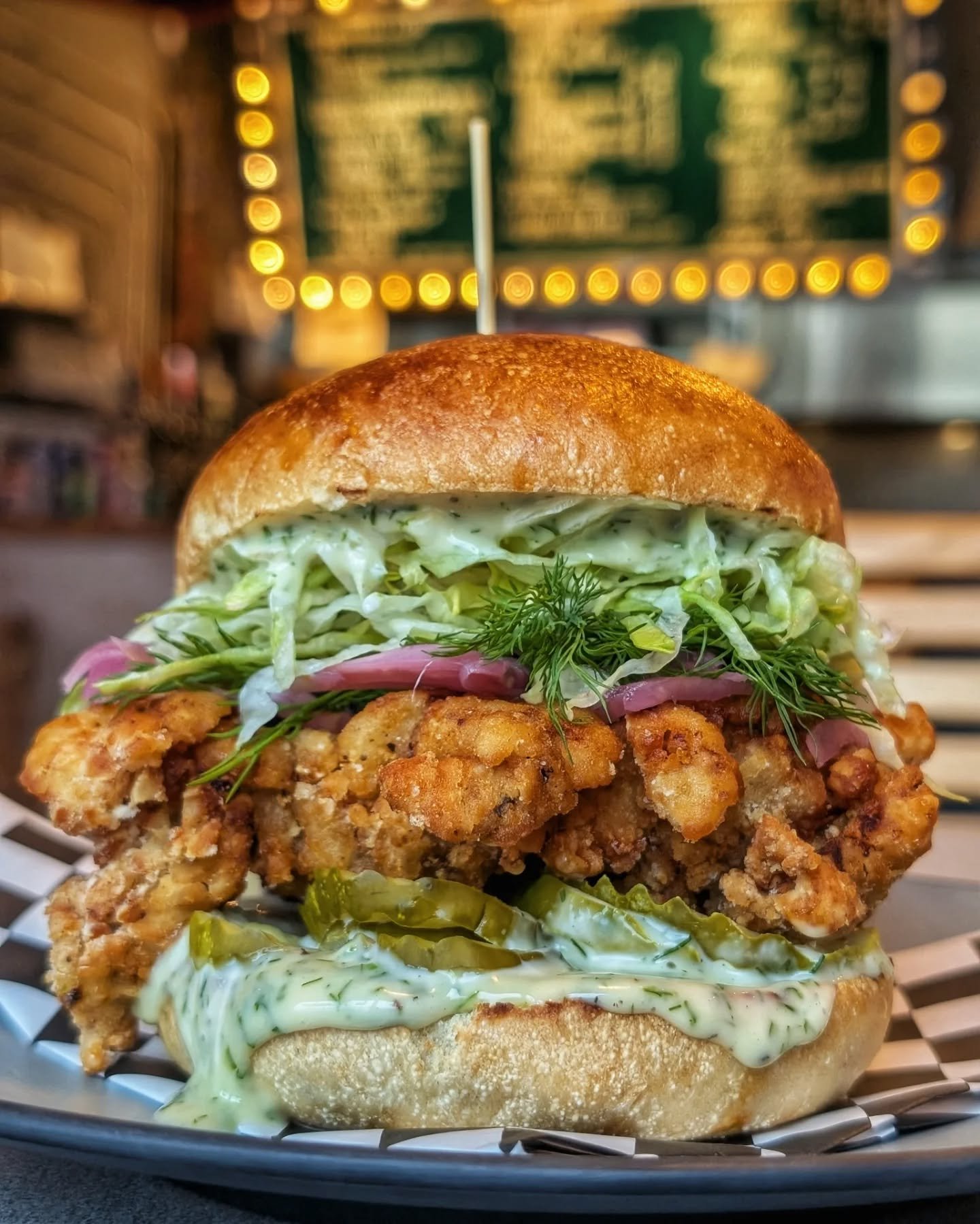 .
🥒🍯🥒🍯🥒🍯🥒🍯🥒🍯🥒🍯🥒
🍯THE MANITOBA HONEY-DILL🍯
🥒🍯🥒🍯🥒🍯🥒🍯🥒🍯🥒🍯🥒

FRIED CHKN 🐔
HONEY DILL SAUCE 🍯🥒
PICKLED ONIONS, LETTUCE 🥬
DILL PICKLES, FRESH DILL 🥒

March 18 - 22