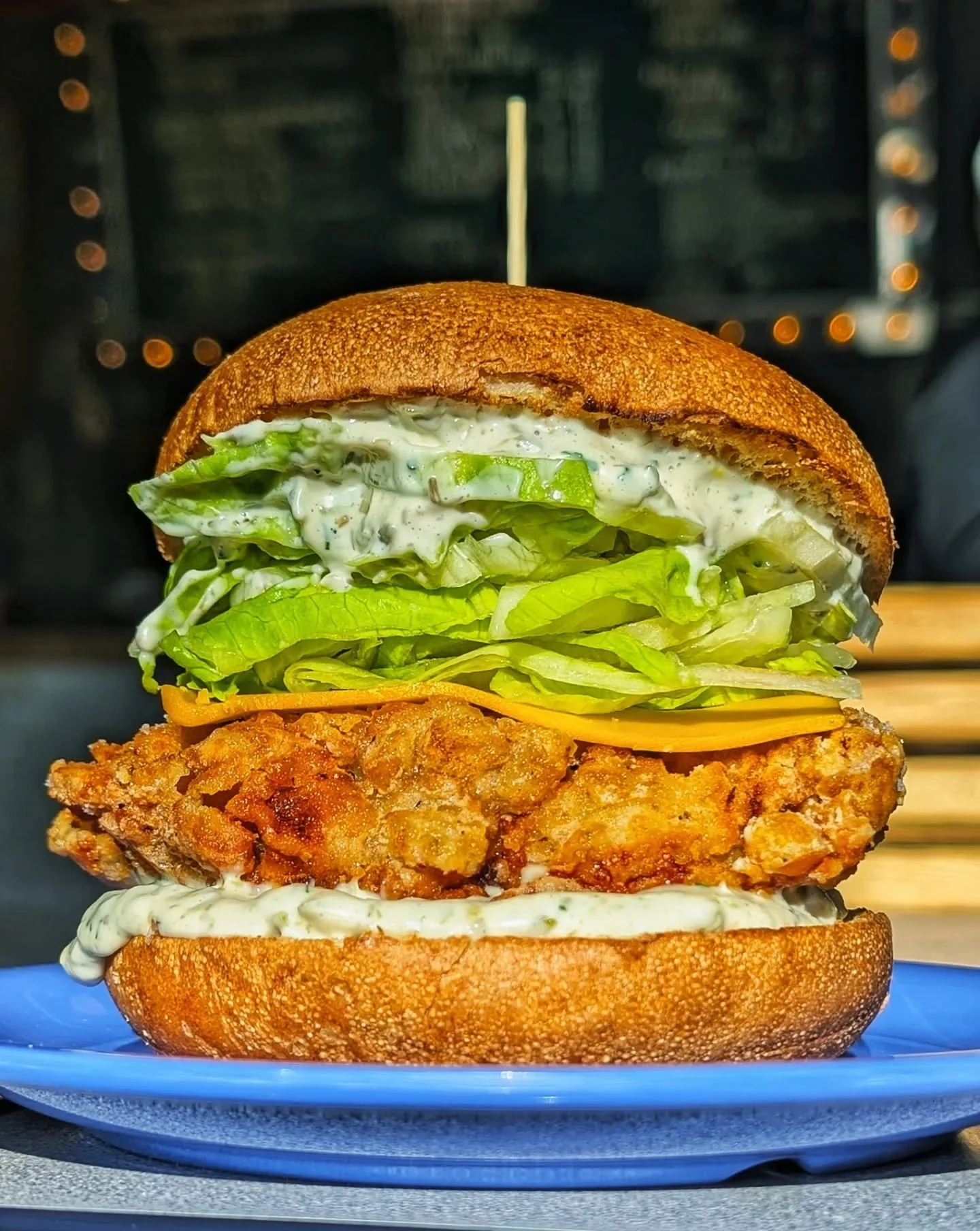 THE FILET-O-CHKN

FRIED CHKN 🐔 
TARTAR SAUCE 
SHREDDED LETTUCE 🥬 
CHEESE 🧀

Available March 10th - 15th

*Sour cream &amp; onion bacon poutine on again this week!!