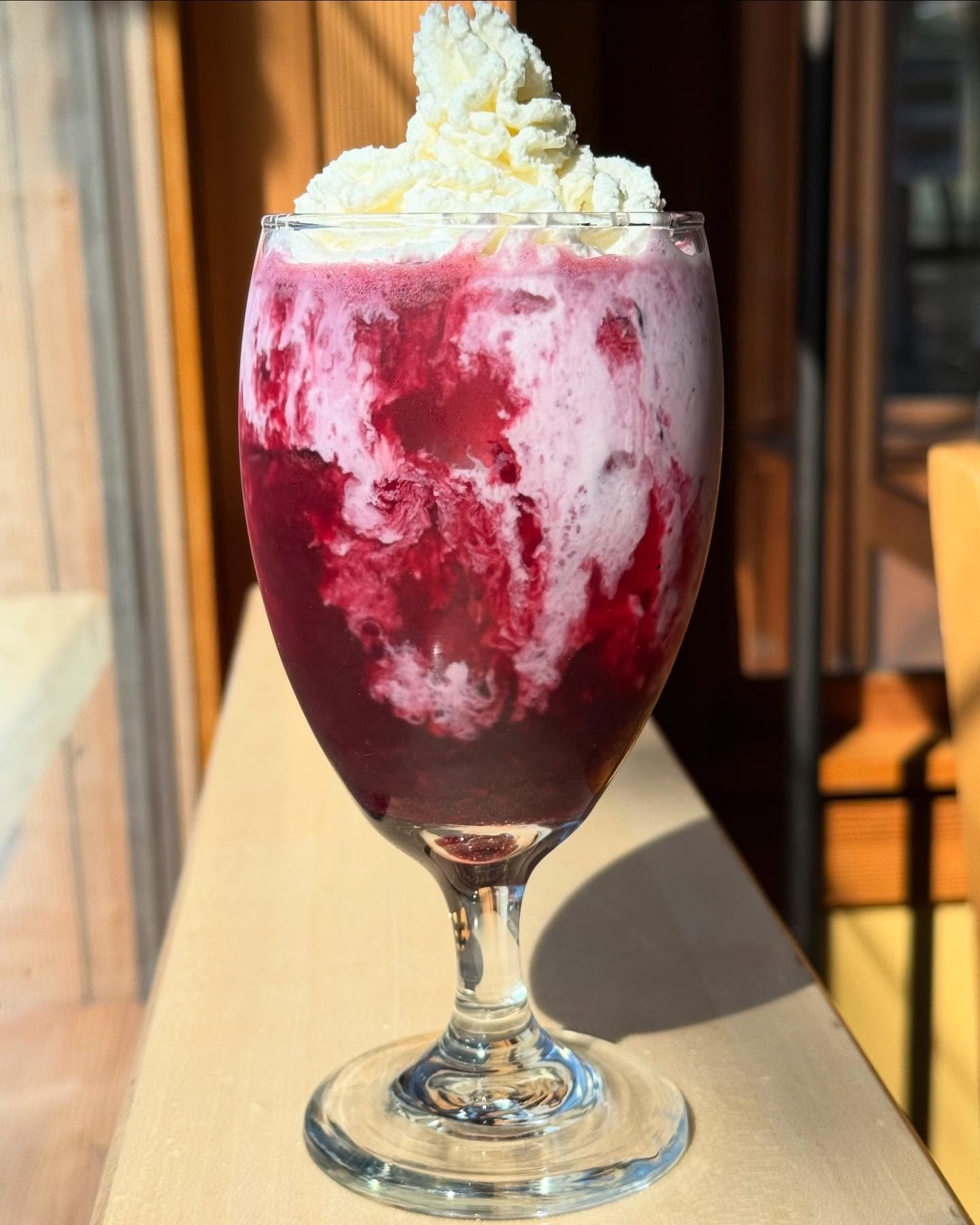 Happy Friday! 🌞 The nice weather is upon us. Stop by and try one of our many iced drinks. Pictured here: 1.Marionberry Italian Soda made with our house-made Marionberry syrup. 2.Freddo Cappuccino - espresso poured over ice and topped with a vanilla 