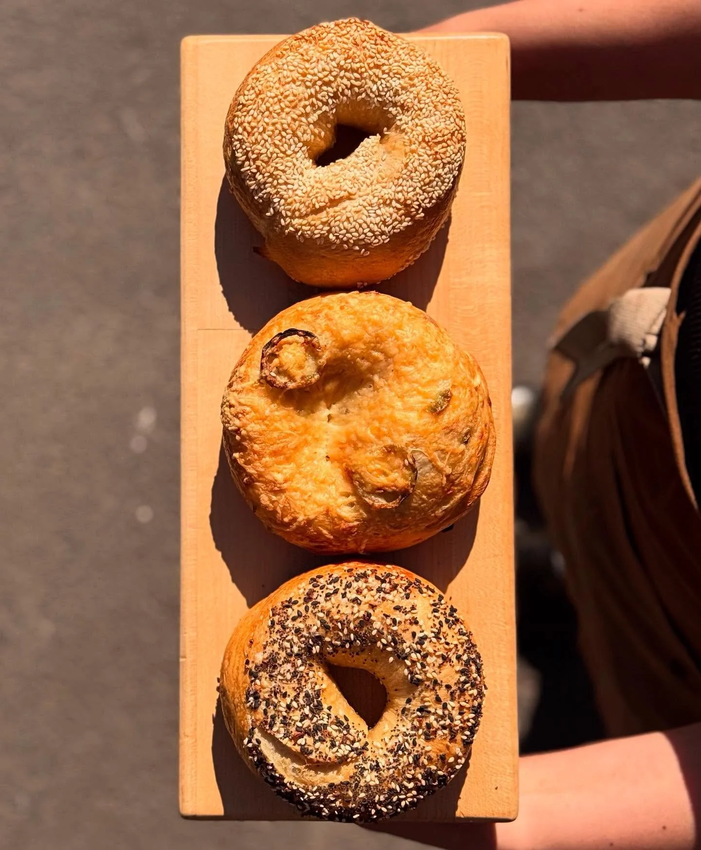 Have you tried our bagels? They are available every Thursday and Friday morning. You have the options of having them toasted and adding one of our 3 cream cheese spreads that we have available. We currently offer plain, garlic herb and honey cream ch