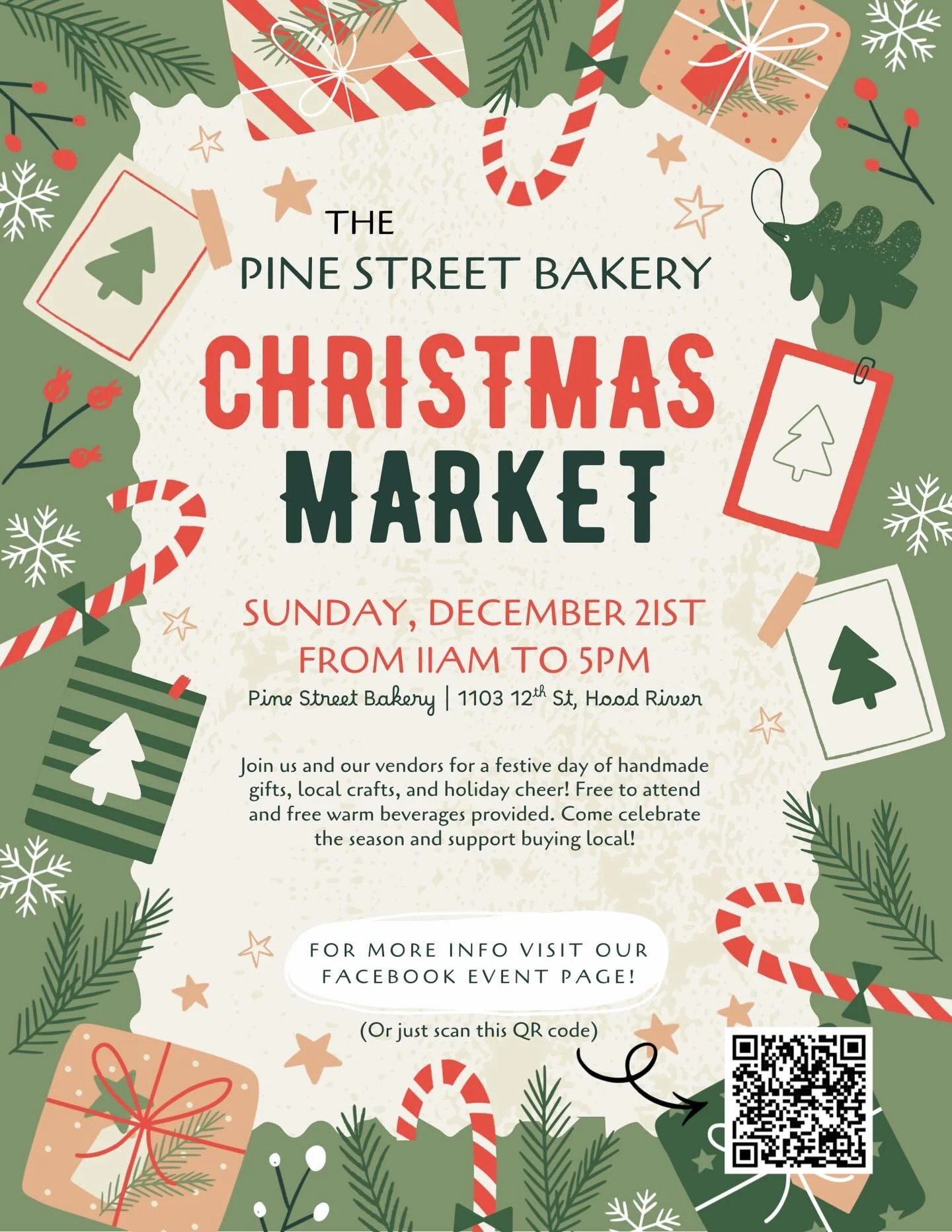 This Sunday, December 21st from 11am-5pm we will be hosting a holiday market filled with 16 local vendors. From handmade jewelry, pottery, stickers, elixirs and more. This market has something for everyone!! Stop by, shop small and support your local