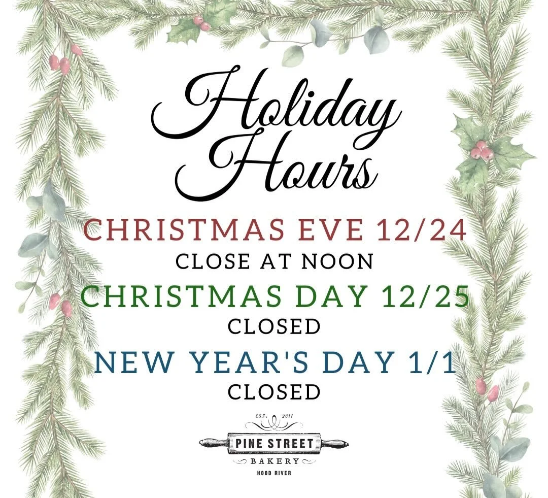 We close at noon today! We still have plenty of bagged cookies, local retail items and more. We hope you all have a wonderful holiday. We can&rsquo;t express enough how much gratitude we have for this incredible community! Thank you for an incredible