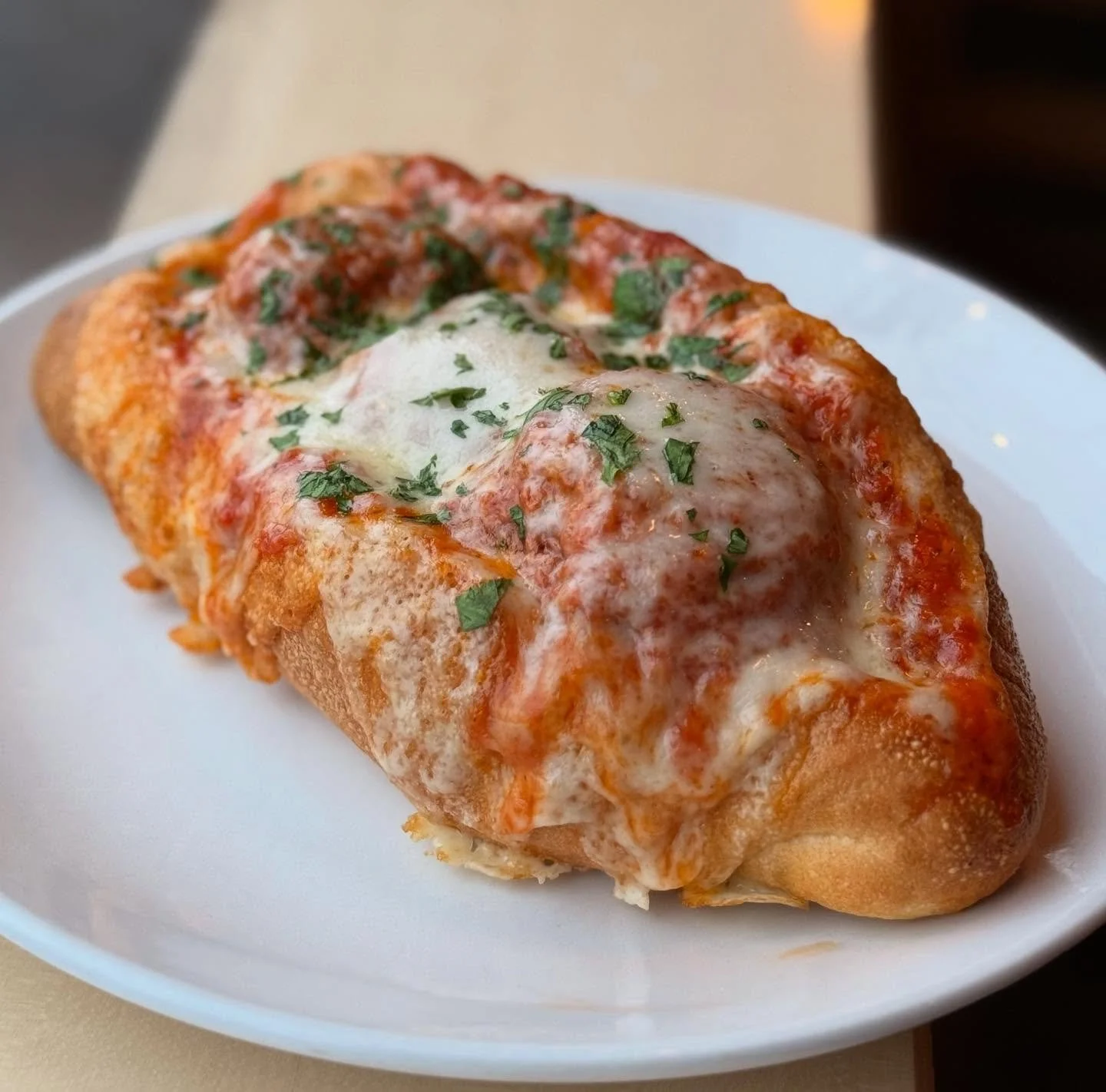 Have you tried our new meatball sub? It&rsquo;s the perfect lunch item for this cold wet weather. House-made pork/beef meatballs, provolone and our house-made marinara sauce toasted on our french roll. It will warm your soul and melt the ICE! 

#lunc