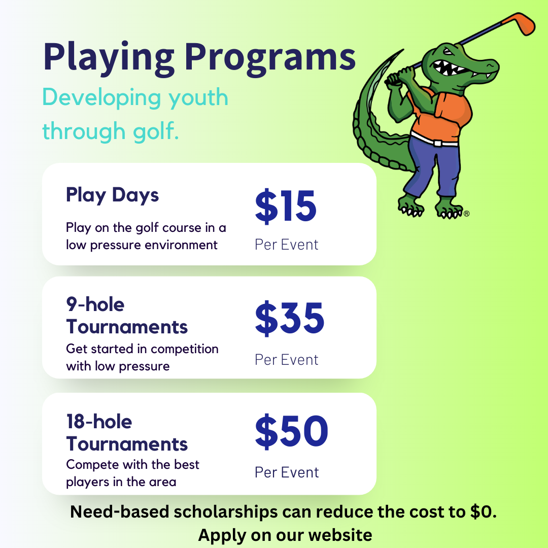 Pricing — Gator Junior Golf