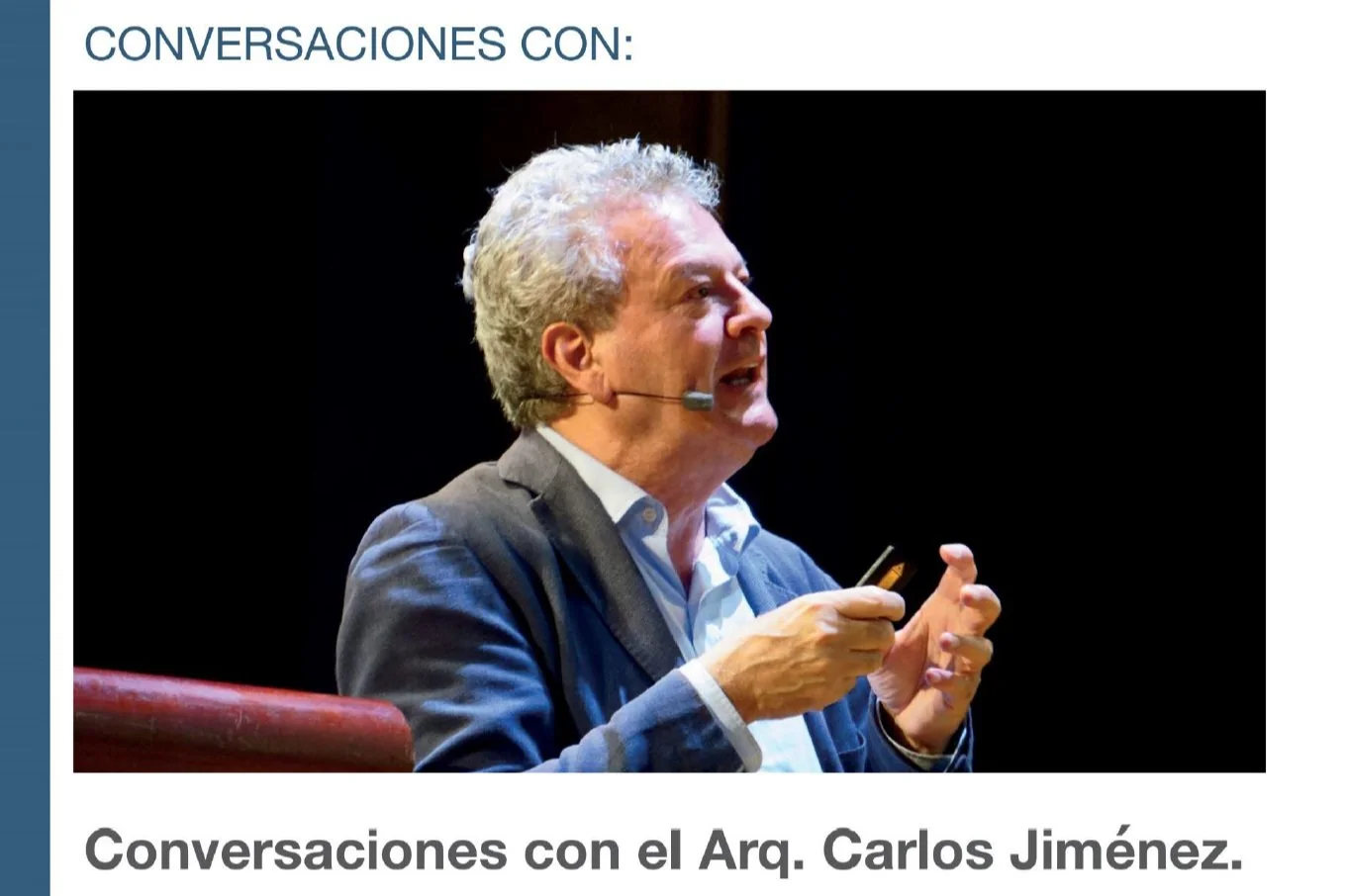 Colegio de Arquitectos de Costa Rica (INTERVIEW)