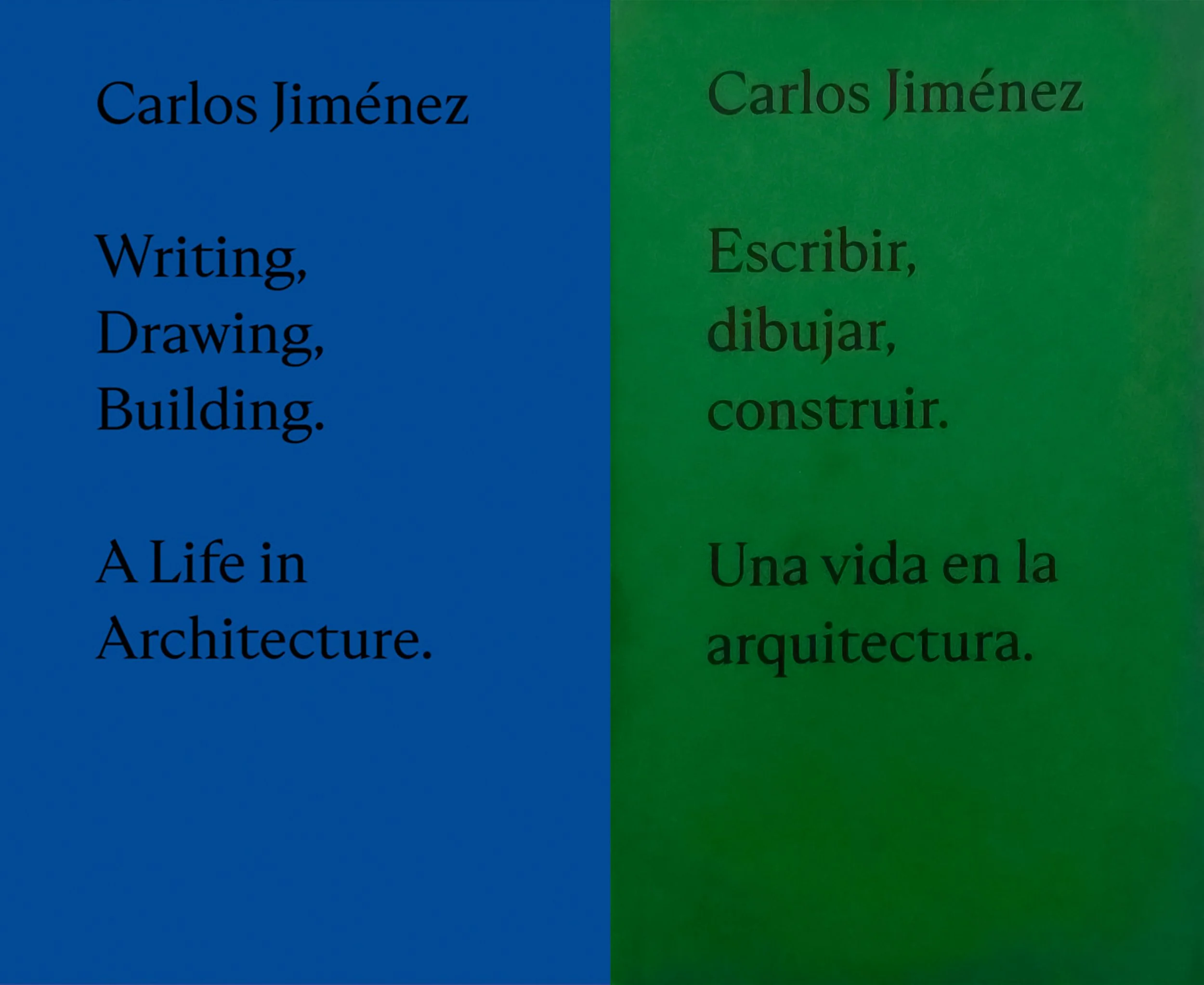 Carlos Jiménez: Drawing, Building, Writing (BOOK LAUNCH)