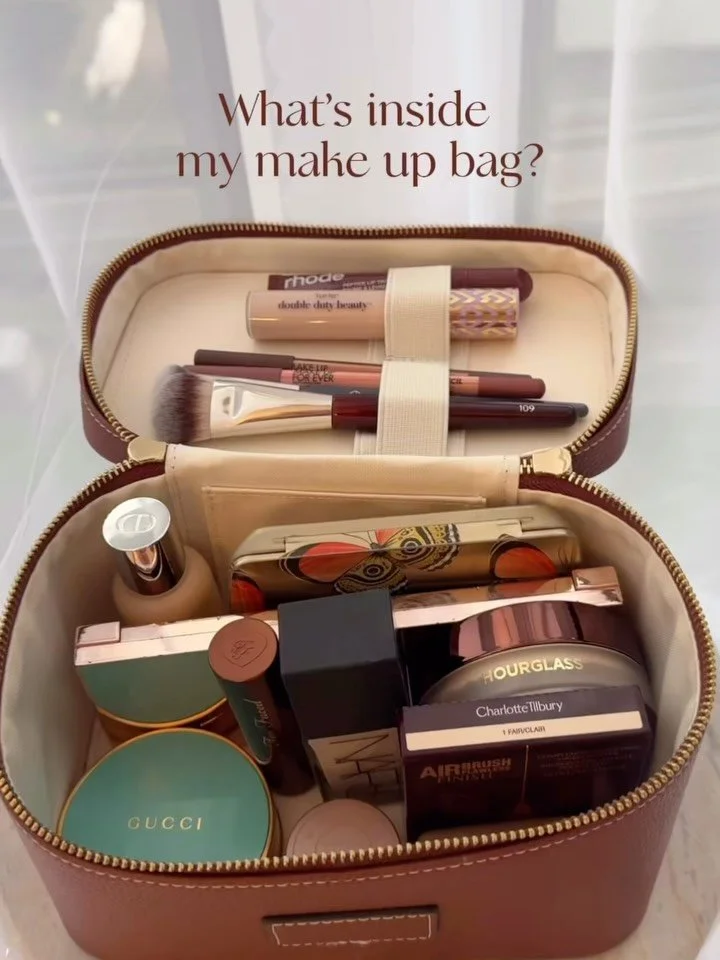 It&rsquo;s no secret I love makeup. I&rsquo;m breaking down what&rsquo;s in my personal makeup bag. 
(I&rsquo;ve just realized I don&rsquo;t need to purchase any more blush for a long time).