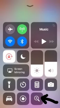 Swipe up from the bottom of your Home Page.