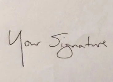 Creating an Electronic Signature