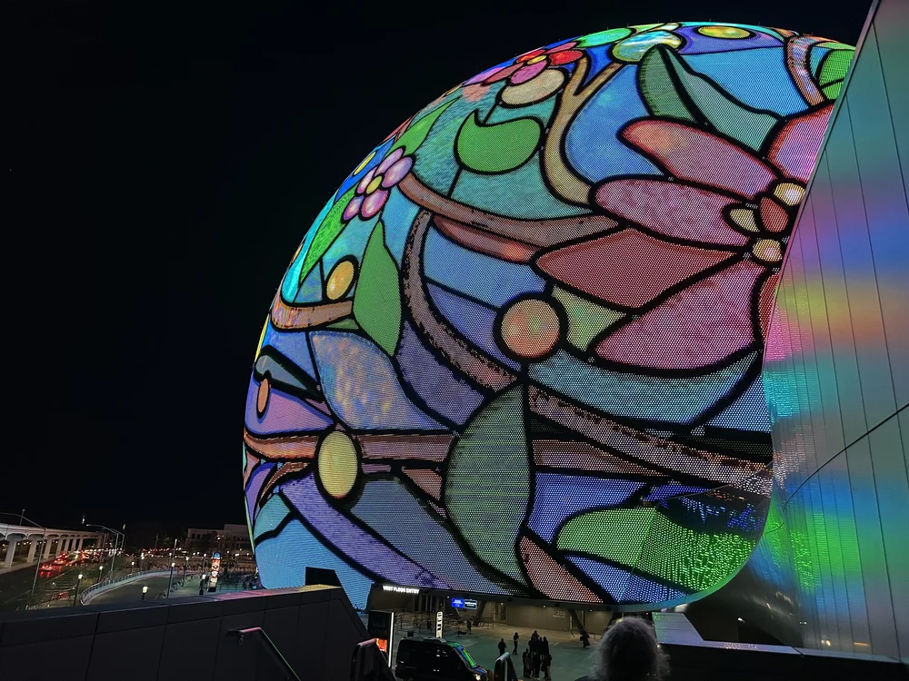 Outside view of The Sphere