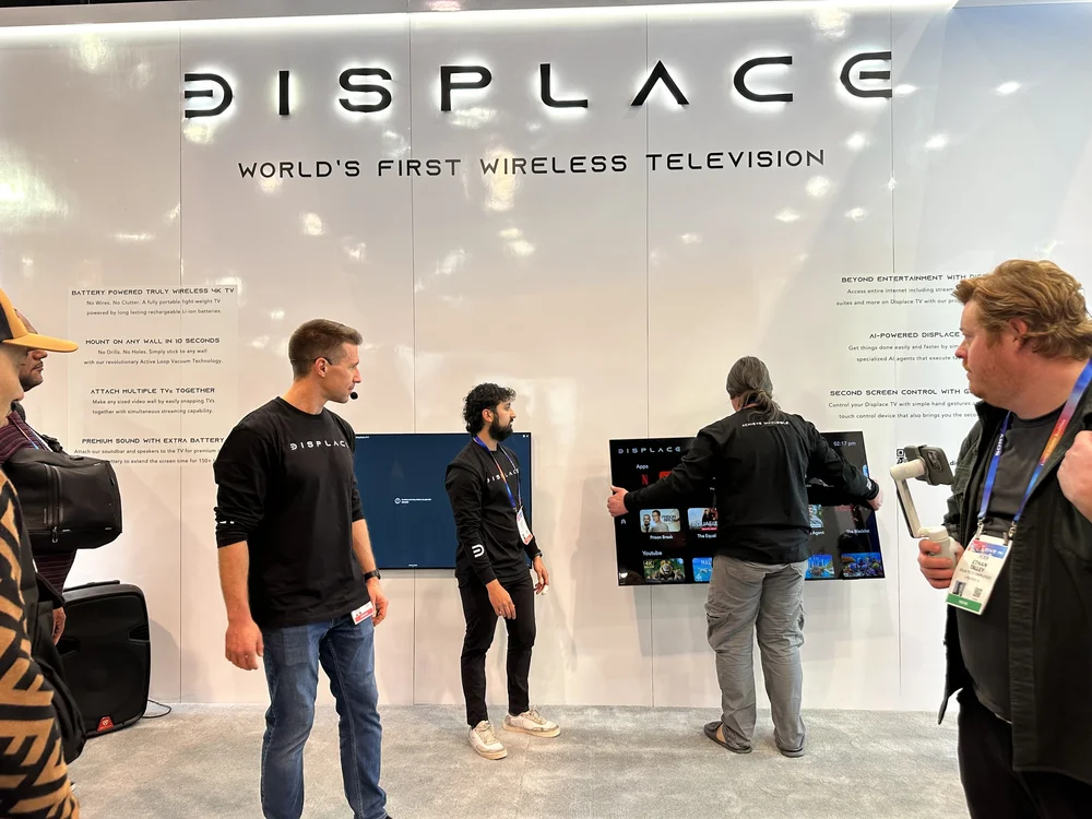 A wireless TV hits the floor for the first time