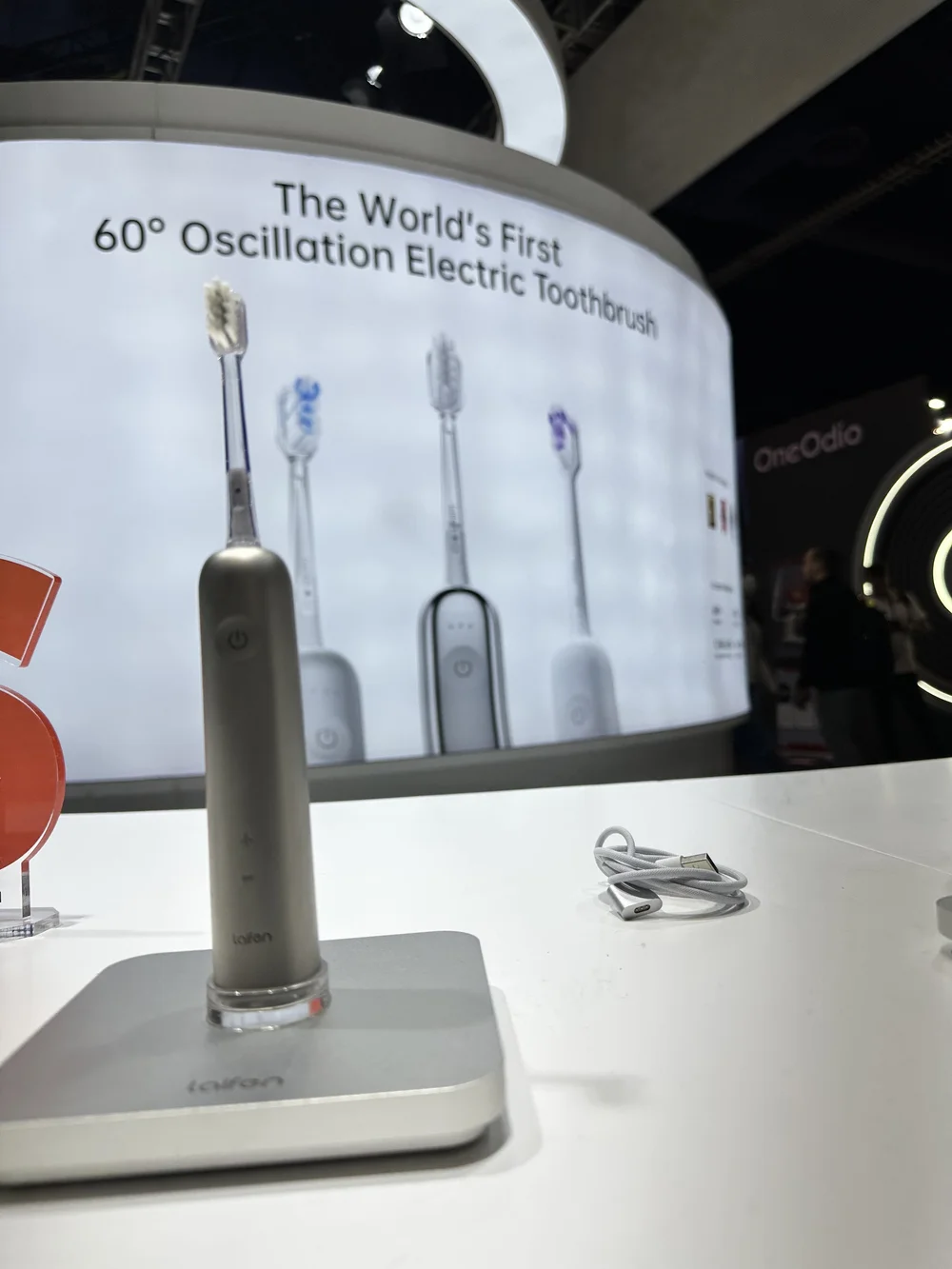 World's first oscillating electric toothbrush