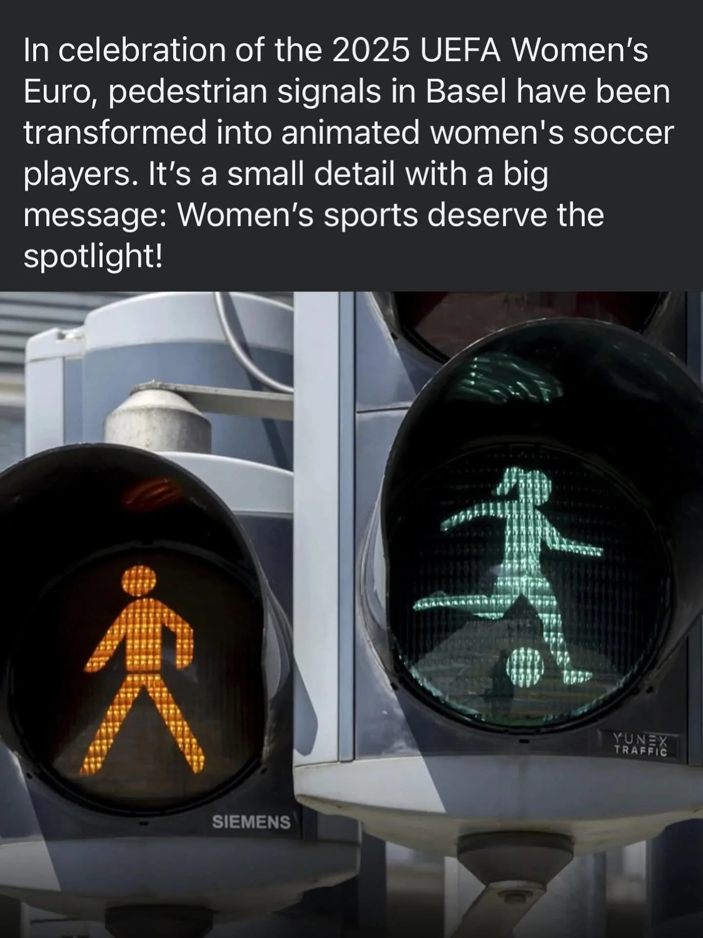 Spotlight on women&rsquo;s soccer! #traffictech #movingstatement