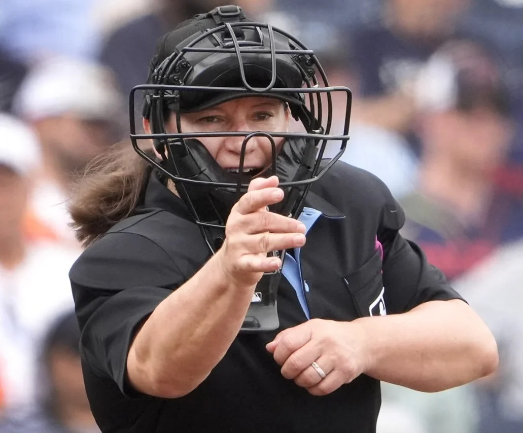 Jen Pawol&nbsp;will the first woman to umpire in Major League Baseball when she works games this weekend between the Atlanta Braves and Miami Marlins.  Pawol will work the bases in Saturday&rsquo;s doubleheader at Truist Park and the plate on Sunday.