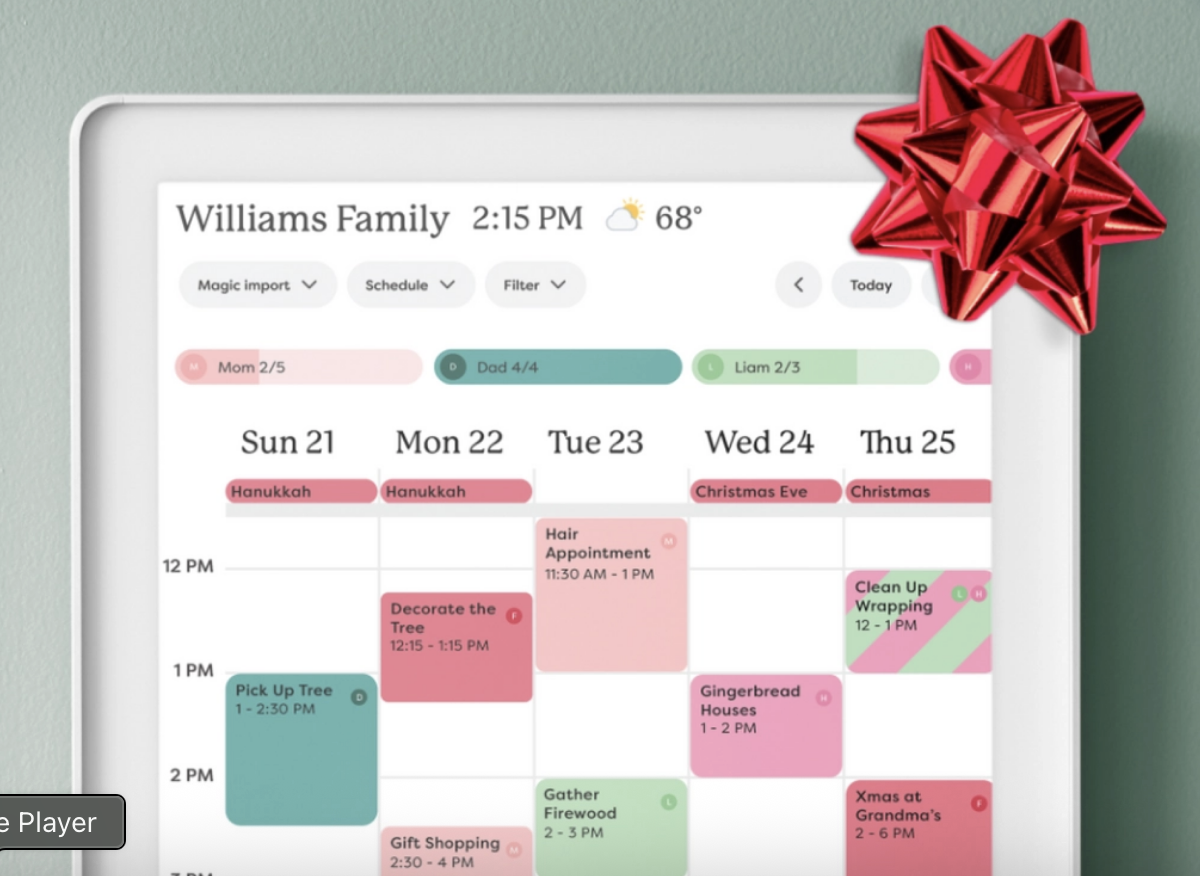 Skylight Calendar Max starts at $569.99