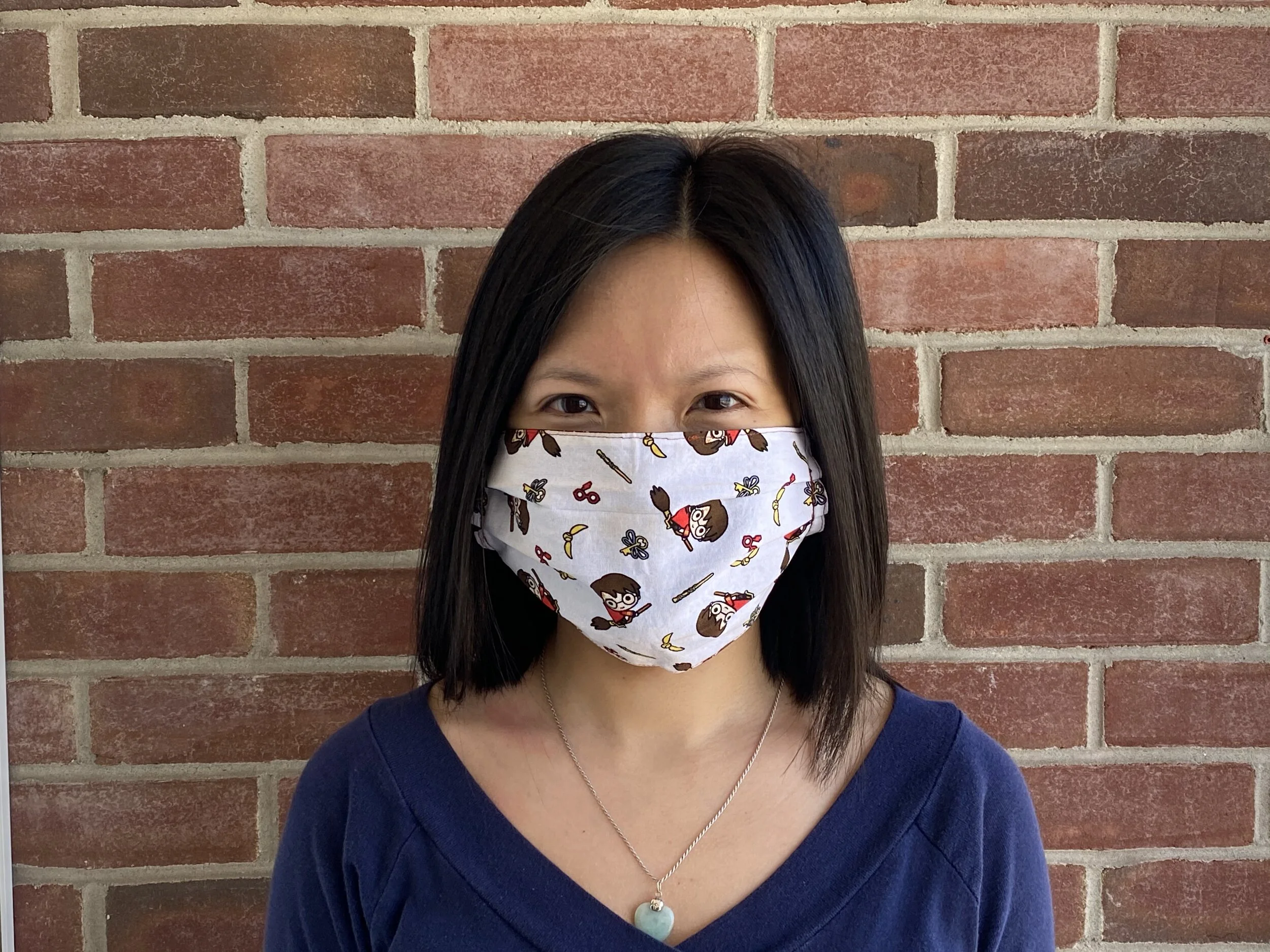 Winthrop Clothing Co. Harry Potter print face mask. Photo credit: Melissa Lee