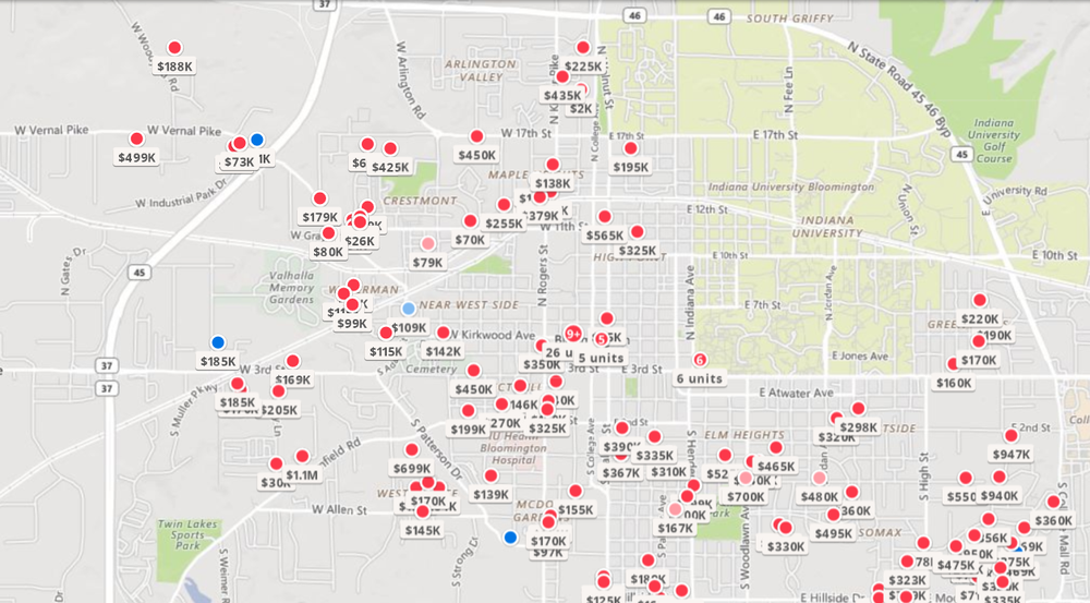 Map Of Bloomington In Neighborhoods — Bloomington,In Mayor John Hamilton