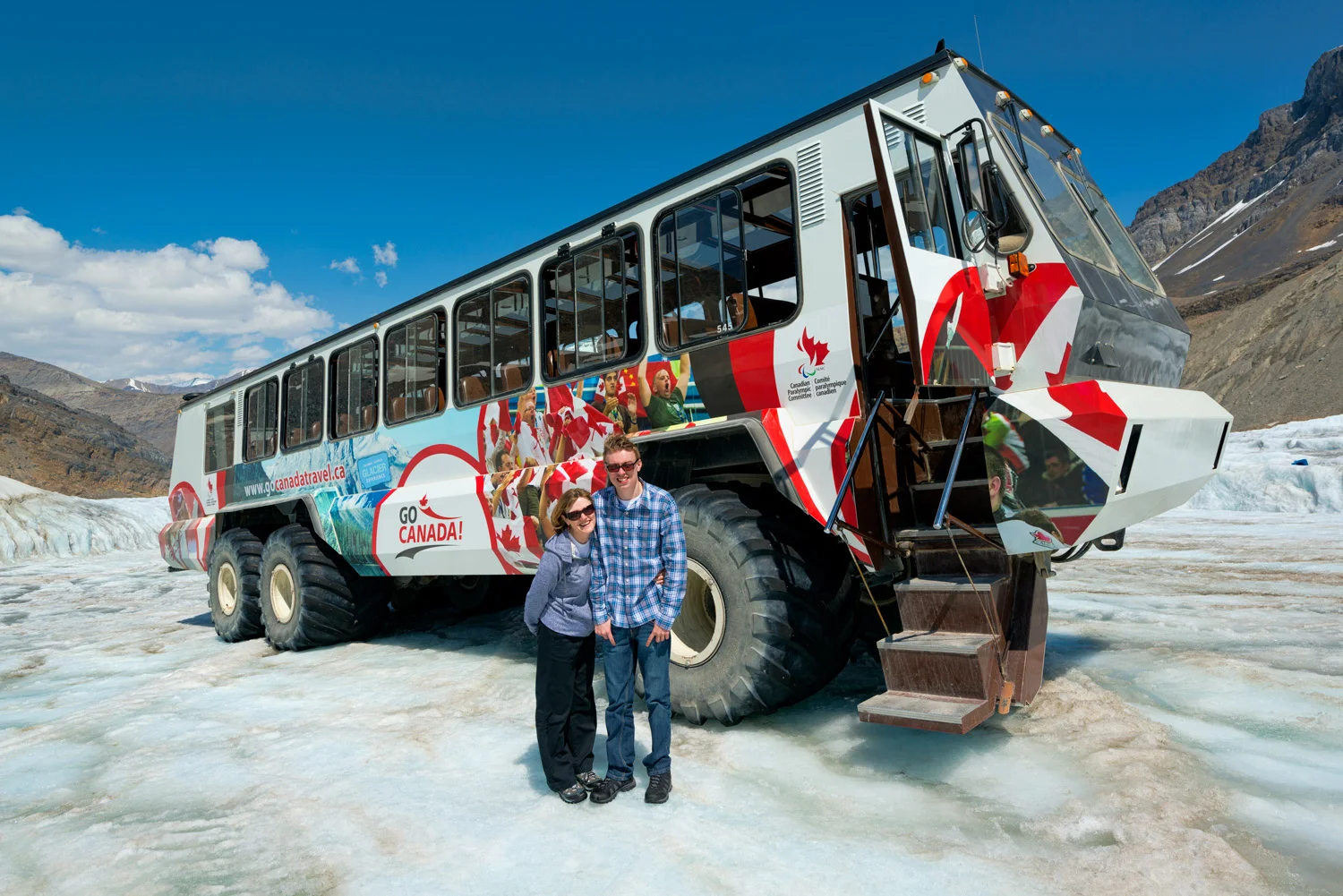 ATHABASCA EXPLORER (Photograph)Ice Explorer, Athabasca Glacier, Icefields Parkway, Jasper National Park, Alberta, Canada (2012).