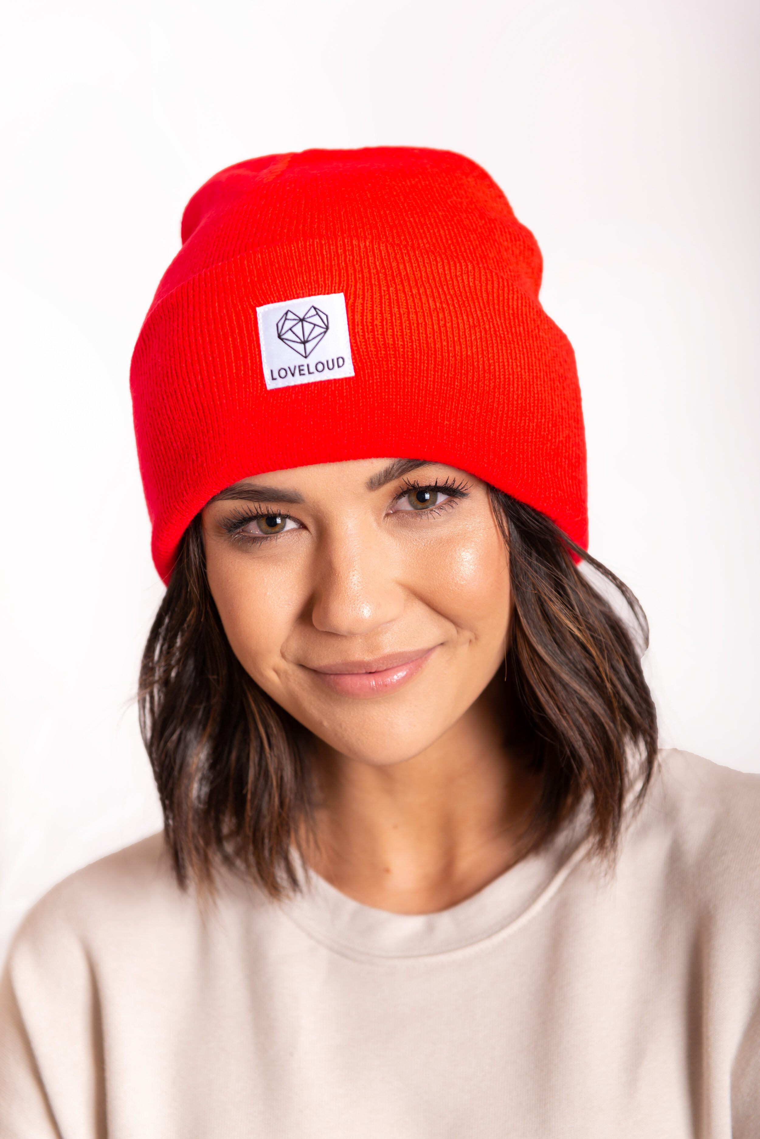 Red Cuff Beanie — LOVELOUD Foundation