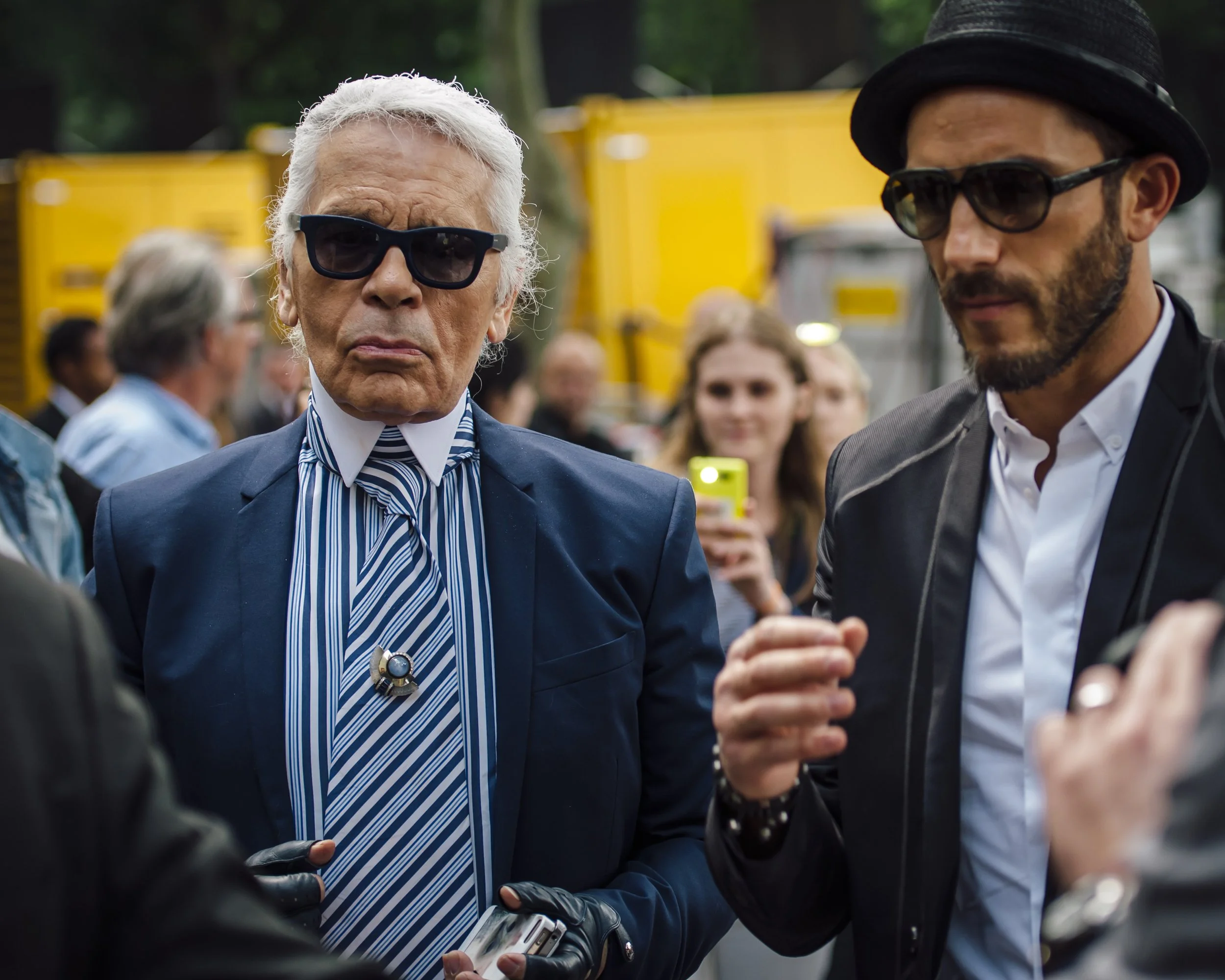 Karl Lagerfeld, Paris fashion week, streetstyle, fashion designer