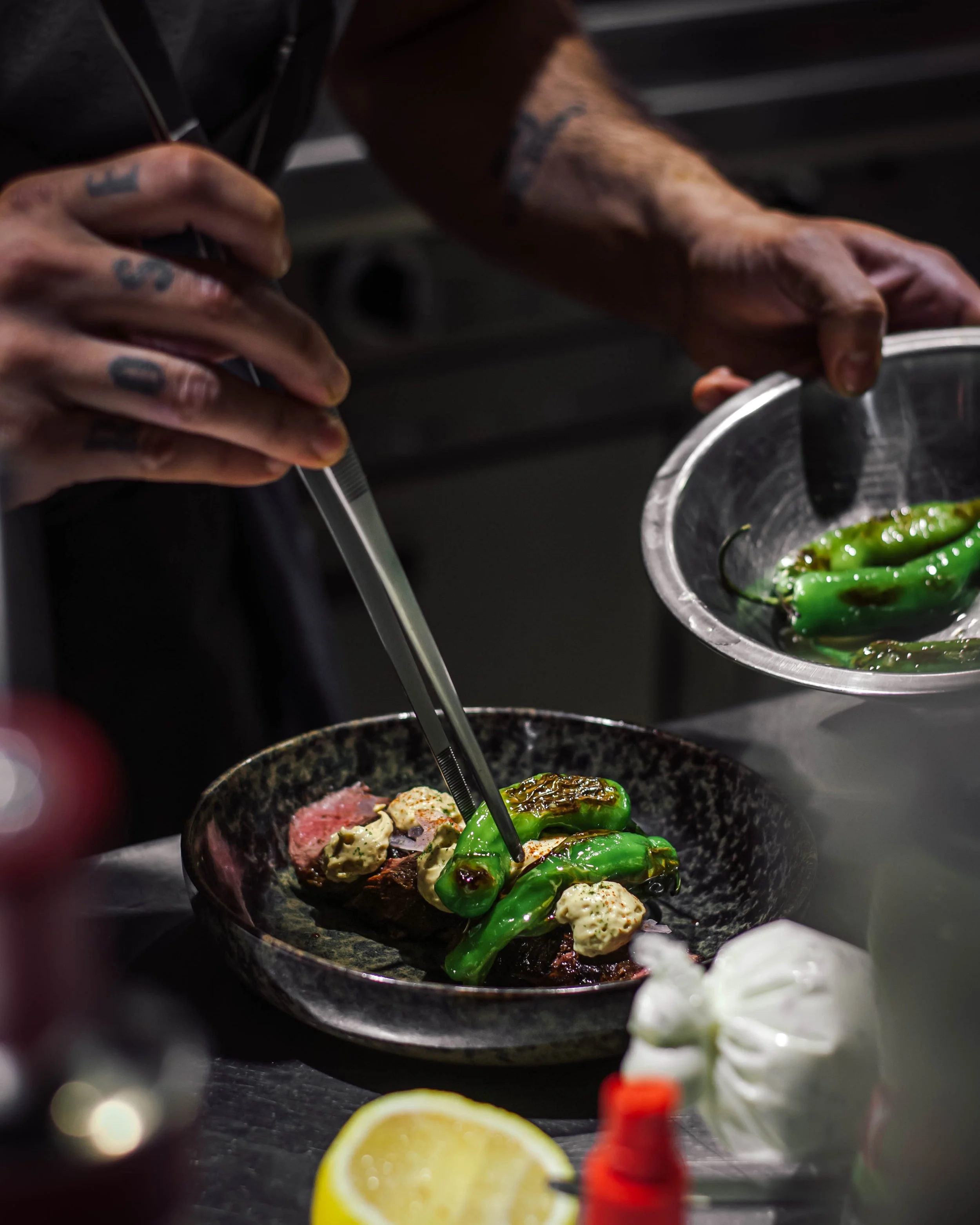 Chica, Bar Chica, tapas, spanish, food, toronto, late night, snacks, michelin-recommended, food photography, menu design, branding, graphic design, art direction
