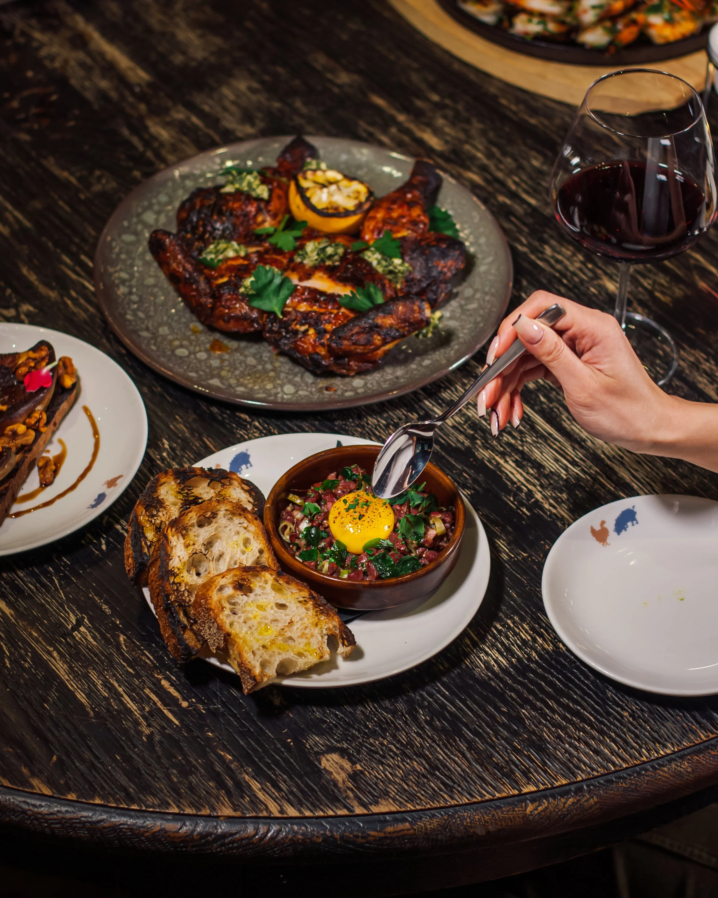 Patria, Toronto, toronto restaurant, spanish food, tapas, food, wine, king street, lamb, seafood, paella, chicken