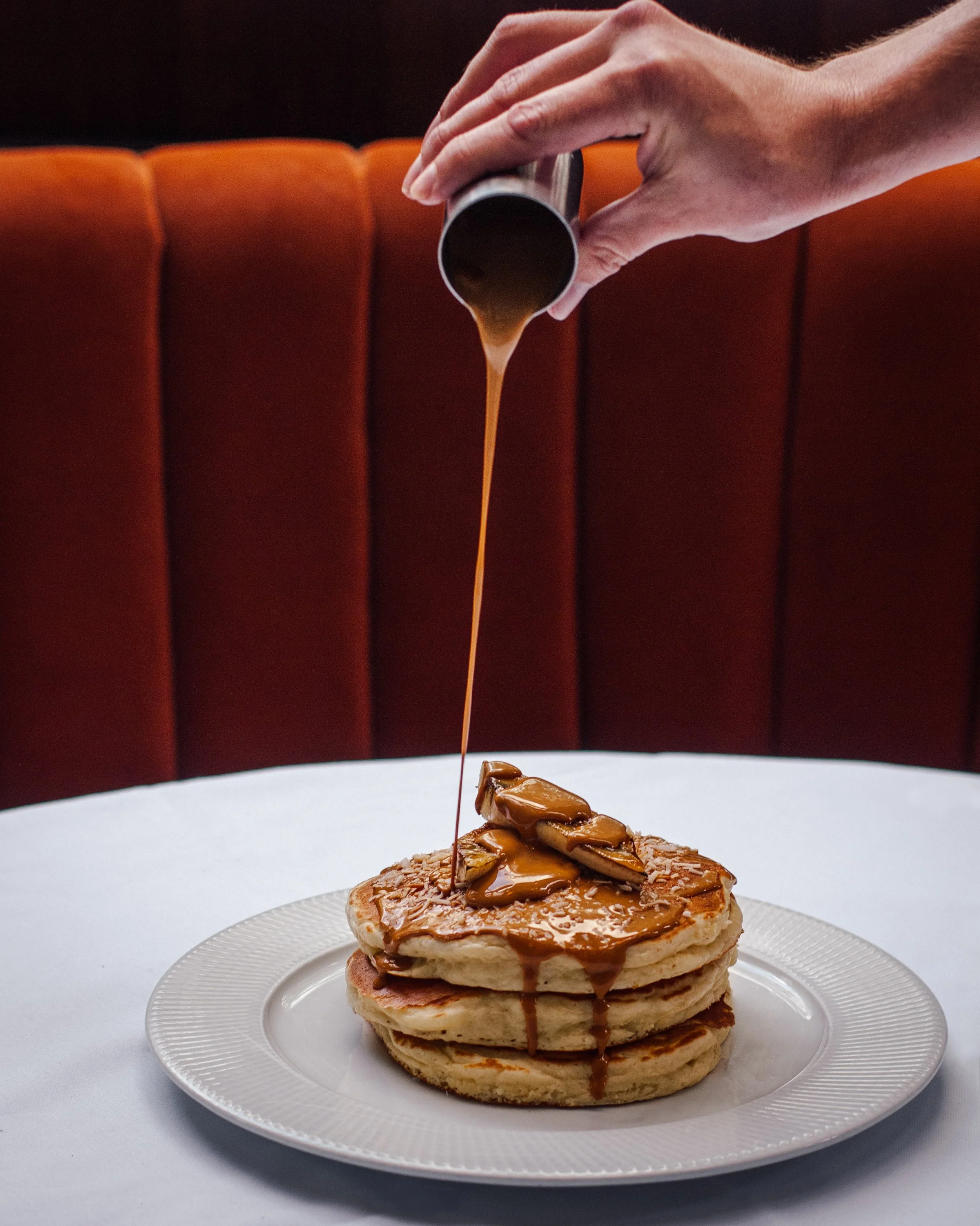 Black + Blue, toronto, food, table, cocktails, drinks, restaurant, pancakes, brunch