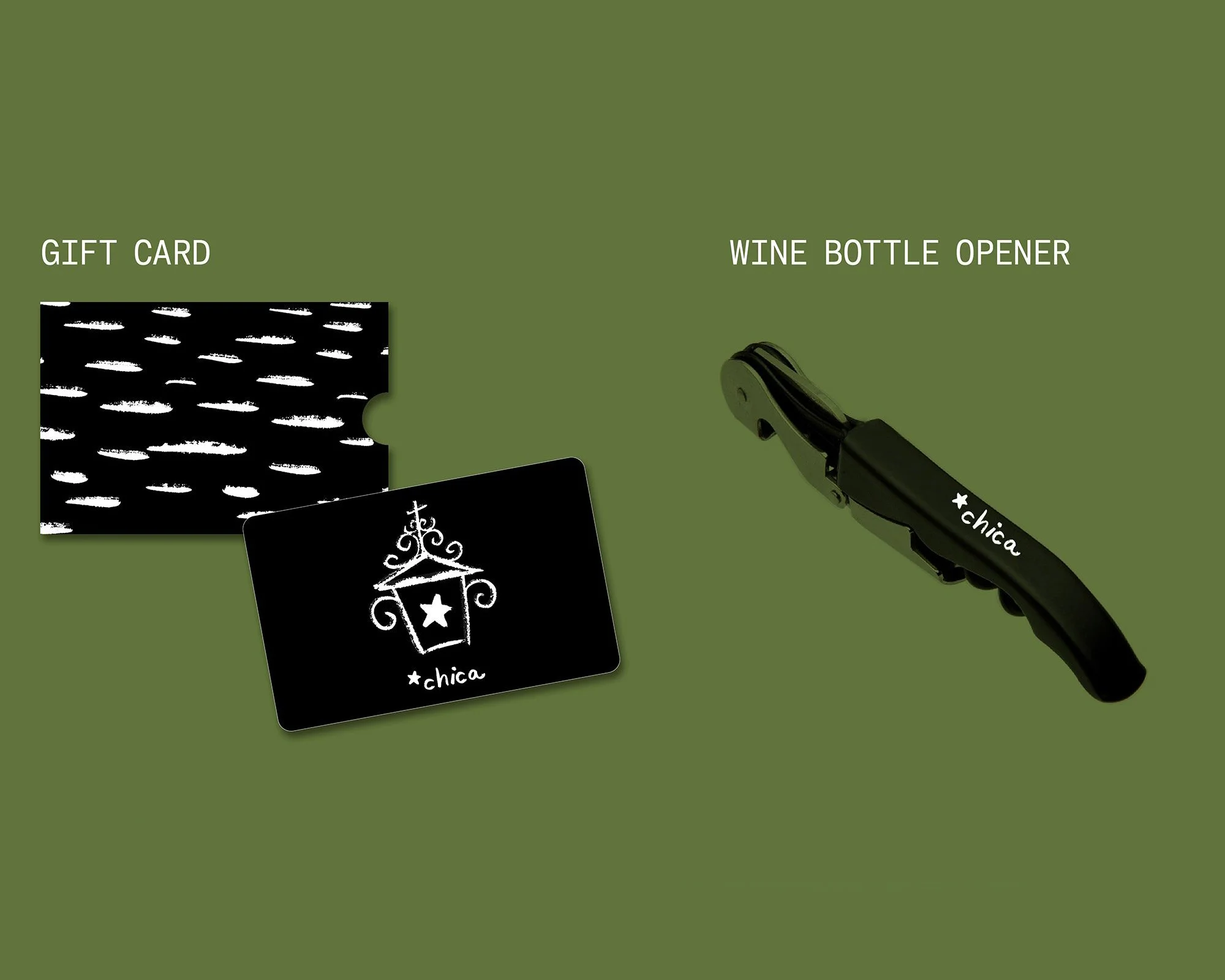 Gift Card & Wine Bottle Opener