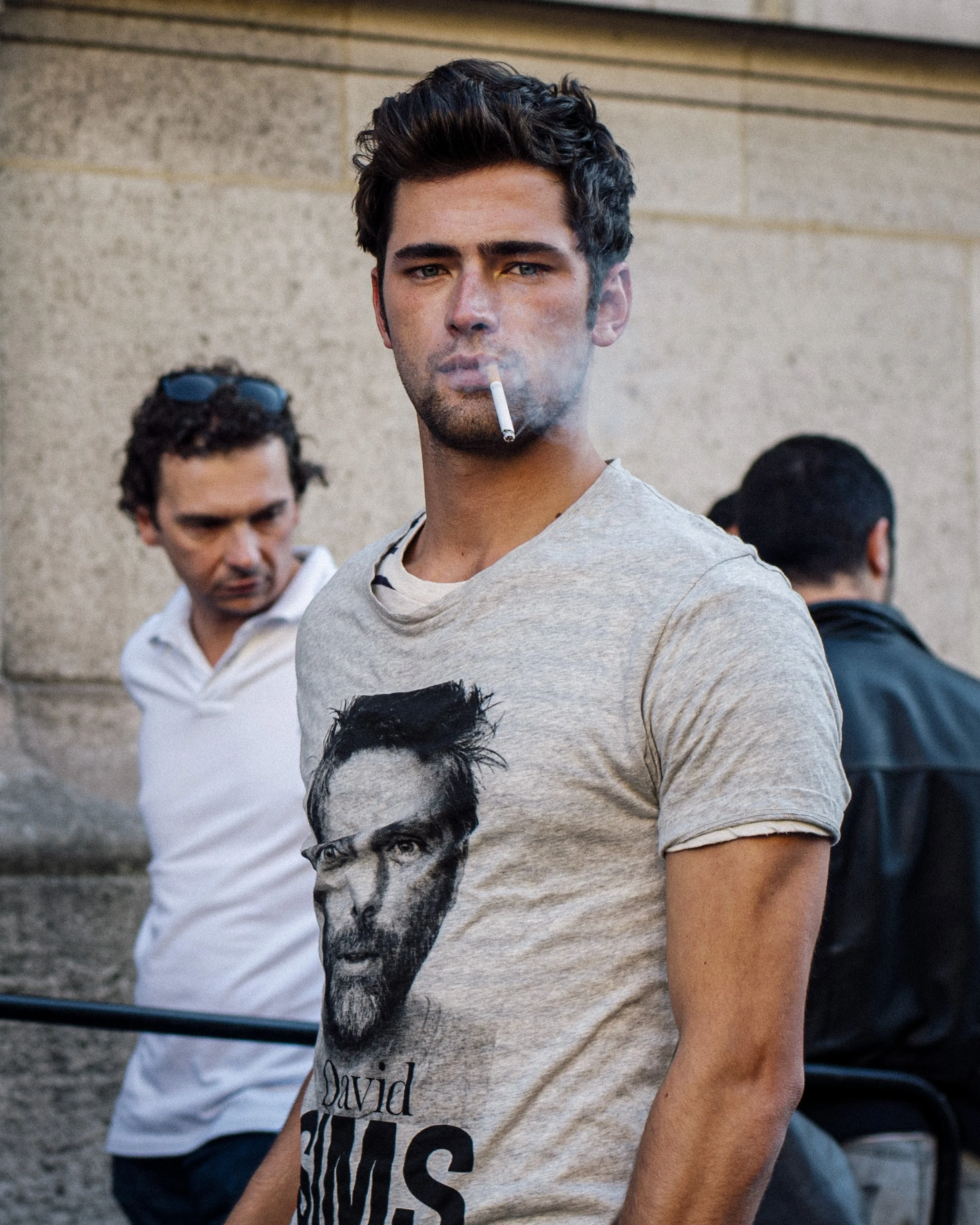 Sean o'pry, male model, new york fashion week, streetstyle, model off duty