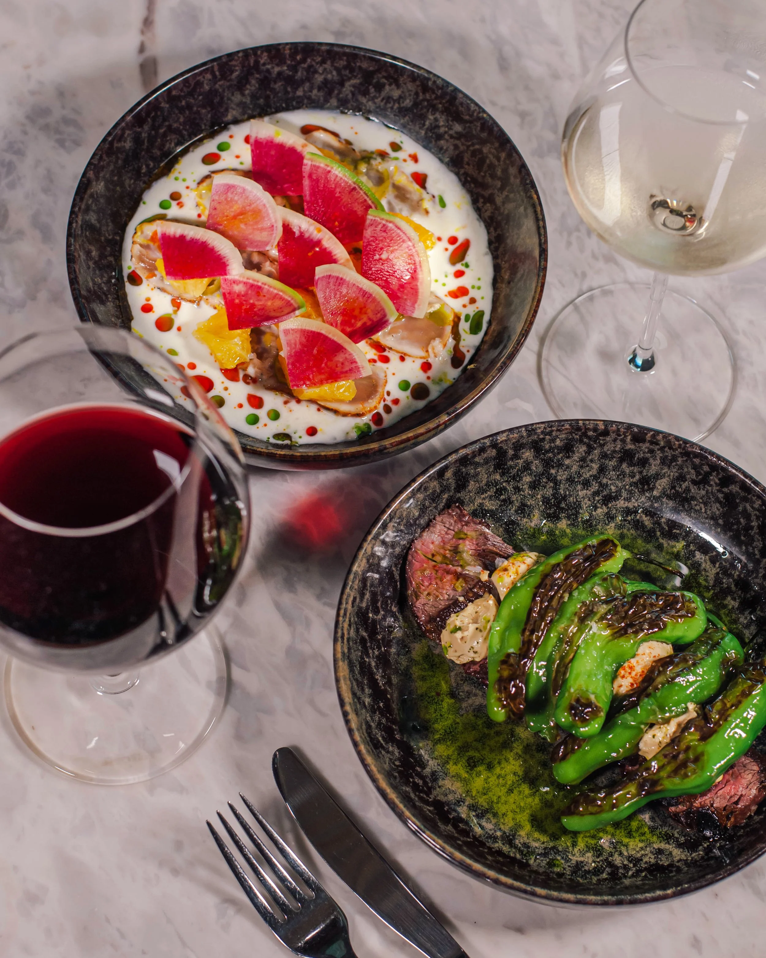 Chica, Bar Chica, tapas, spanish, food, toronto, late night, snacks, michelin-recommended, food photography, menu design, branding, graphic design, art direction