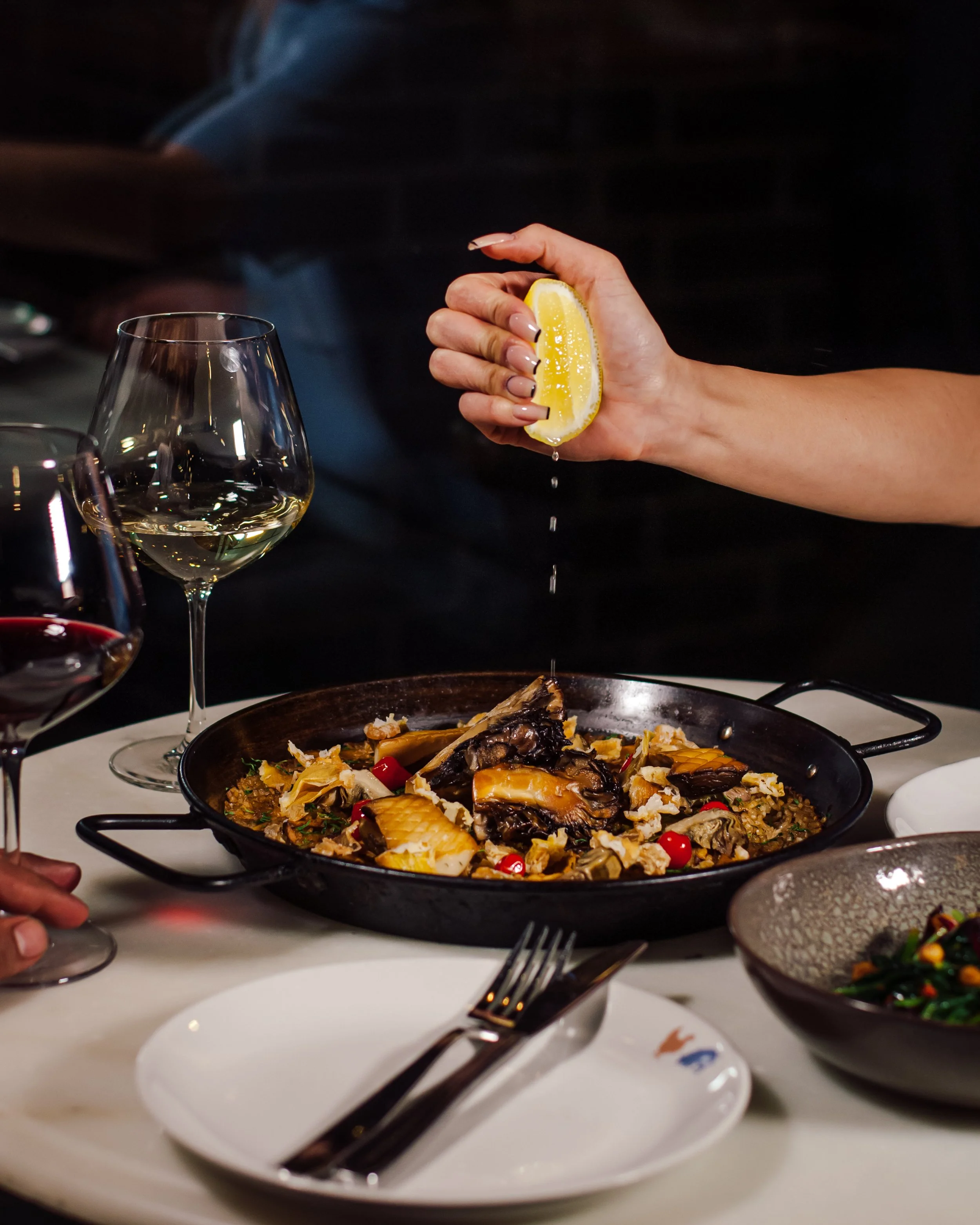 Patria, Toronto, toronto restaurant, spanish food, tapas, food, wine, king street, lamb, seafood, paella, chicken
