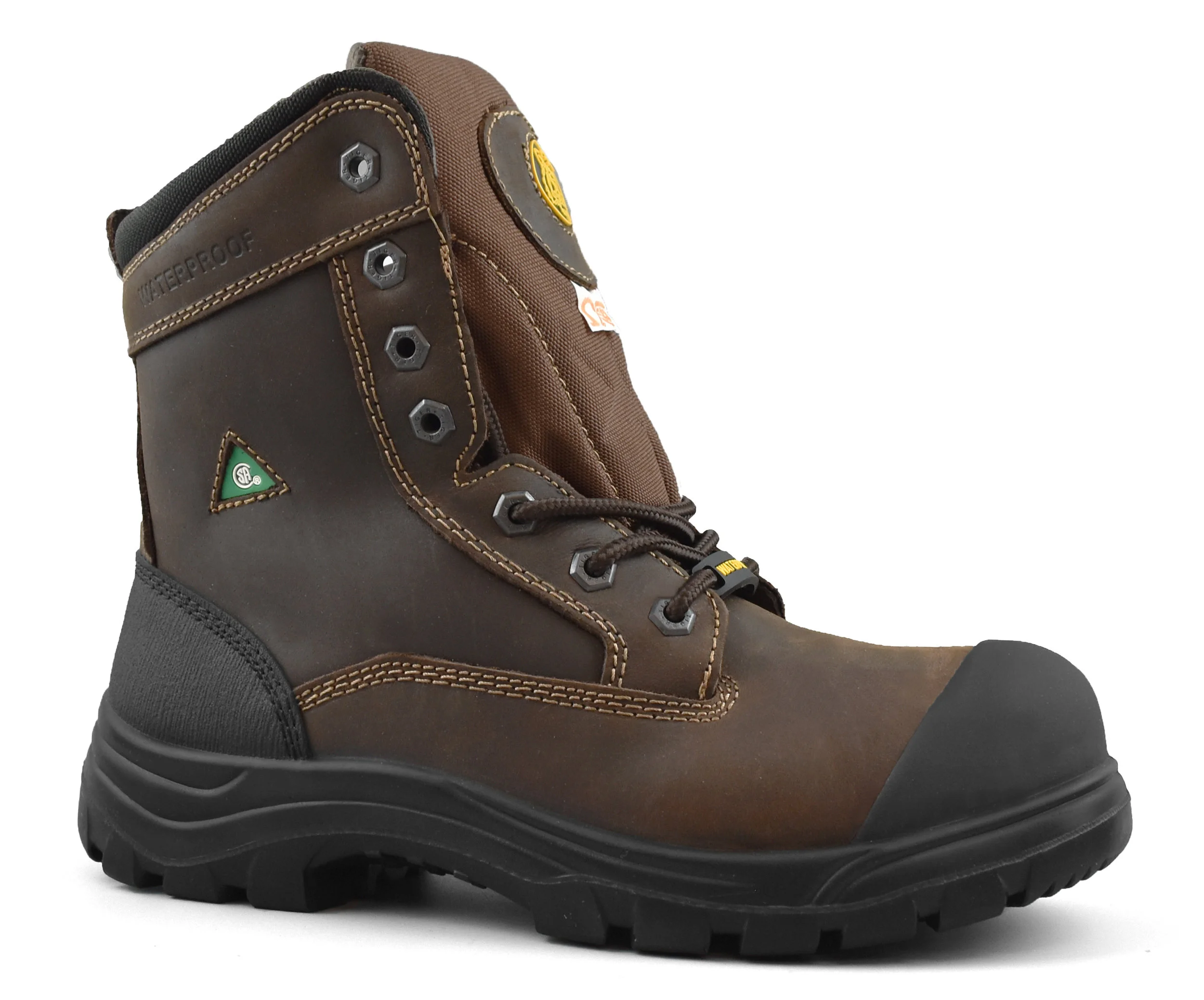 Tiger Men's Safety Boots Steel Toe Waterproof CSA Approved Lightweight 8