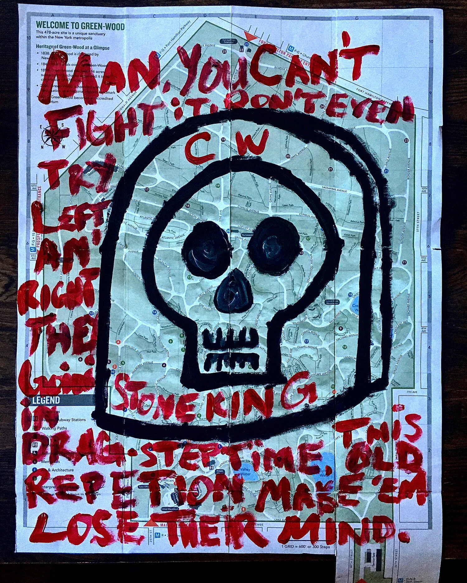 Zombie (Acrylic on Paper)