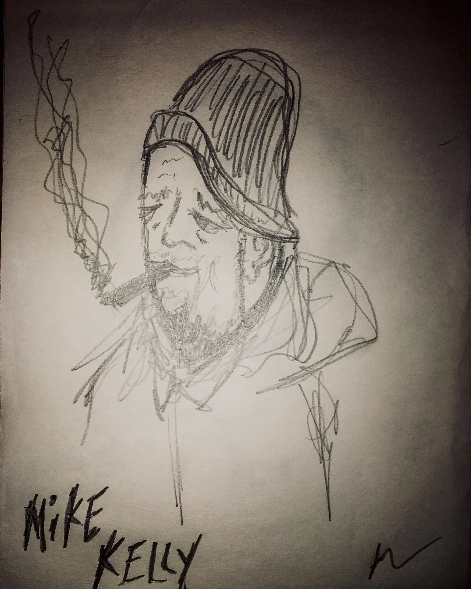 Mike Kelly (Pencil on Paper)