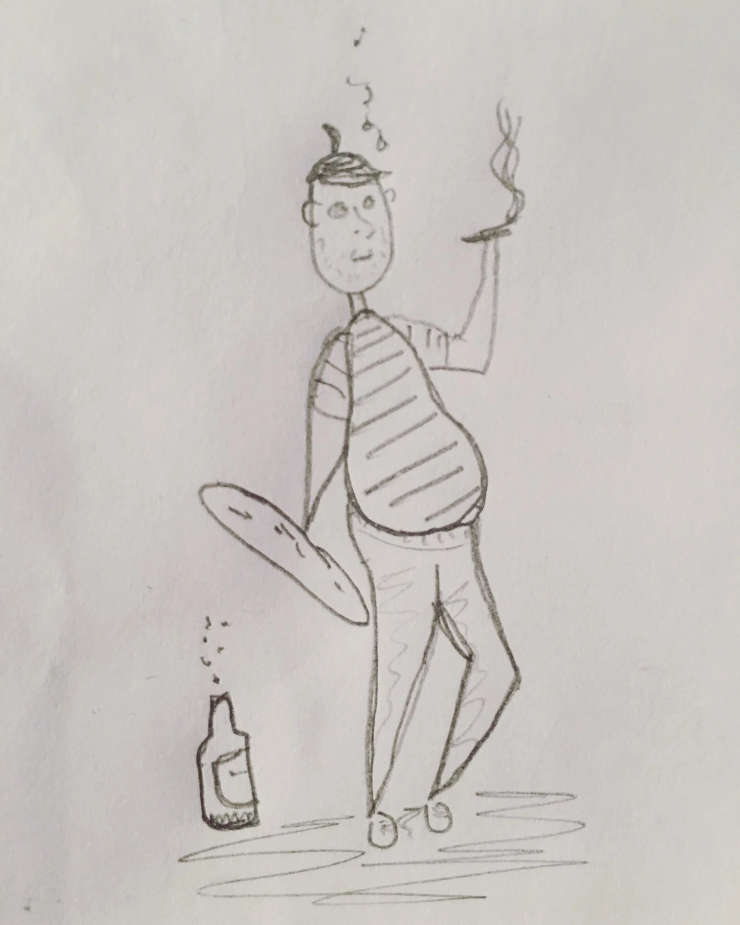 Frenchman (Pen on Paper)